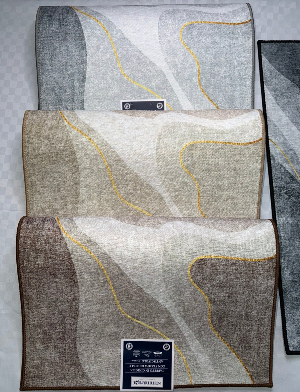 TAPPETO MULTI-USO EFFETTO MARMO misura 50x80cm