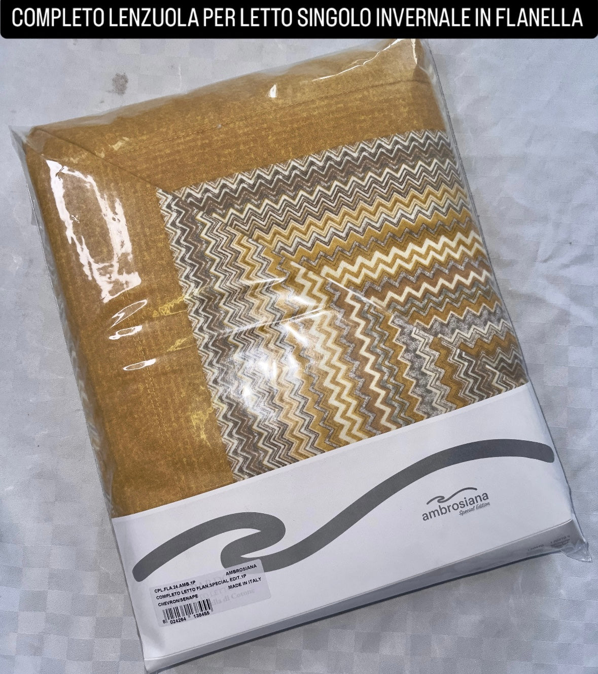 COMPLETO LENZUOLA PER LETTO SINGOLO IN FLANELLA Lenzuolo sopra,Lenzuolo sotto con angoli e due federe