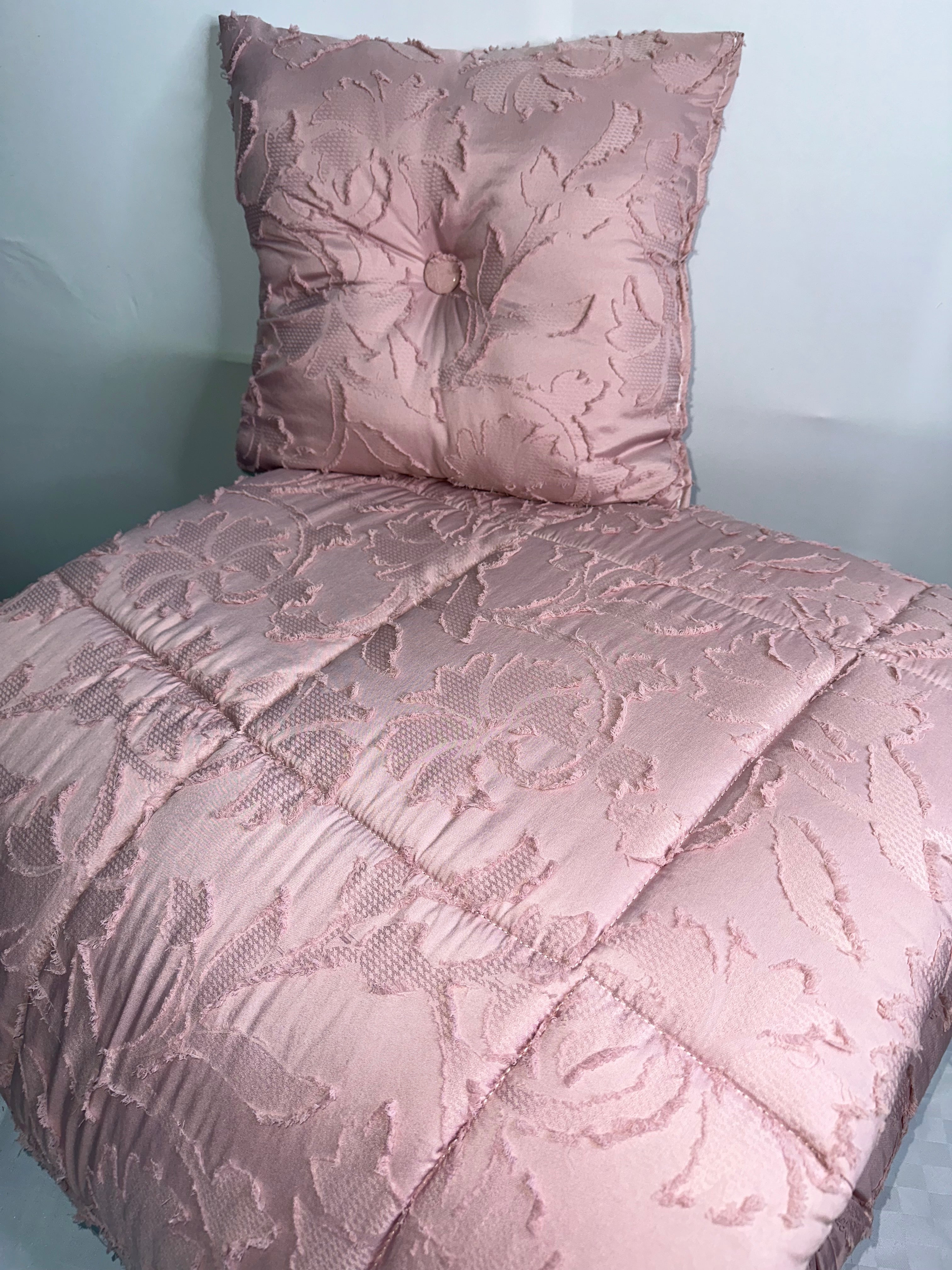 TRAPUNTA INVERNALE MATRIMONIALE COMPRESA DI 1 CUSCINO ARREDO, misura 260x260cm Laura Blasi