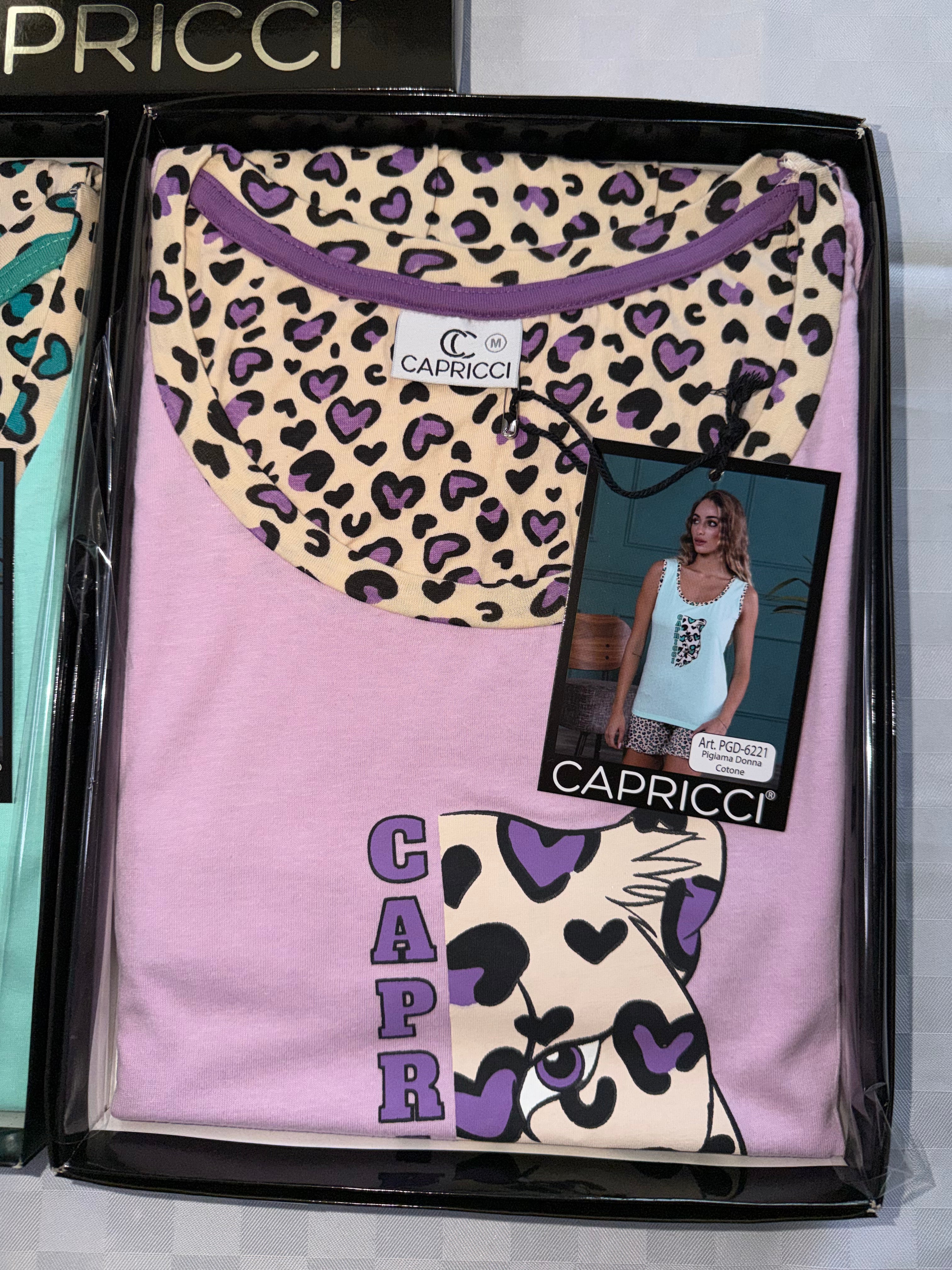 PIGIAMA DONNA Canotta e Pantaloncino in 100% cotone