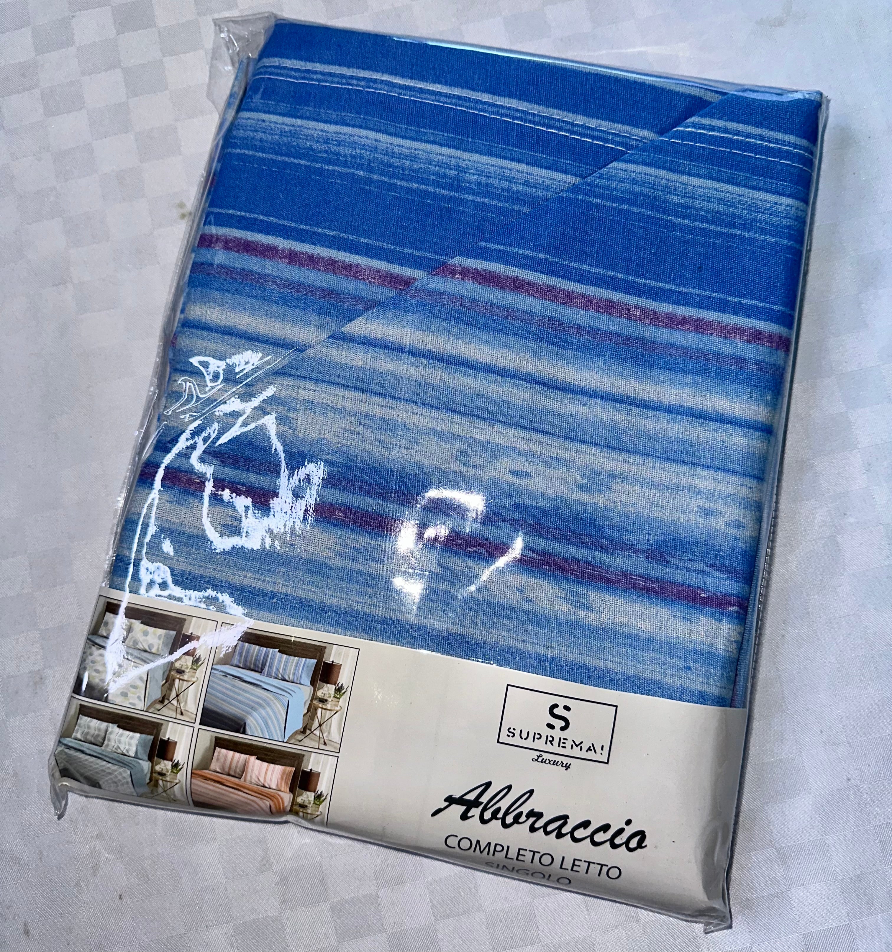 COMPLETO LENZUOLA PER LETTO SINGOLO Polycotton Lenzuolo sopra,Lenzuolo sotto con angoli e Federa