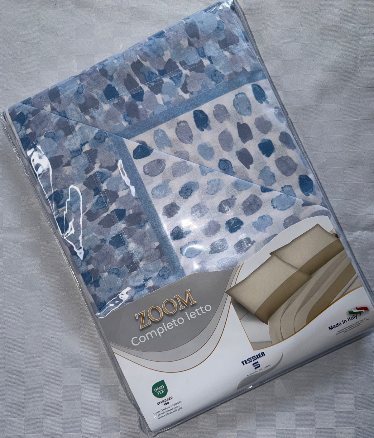 COMPLETO LENZUOLA SINGOLO IN 100% COTONE contiene Lenzuolo sopra,Lenzuolo sotto con angoli e Federa