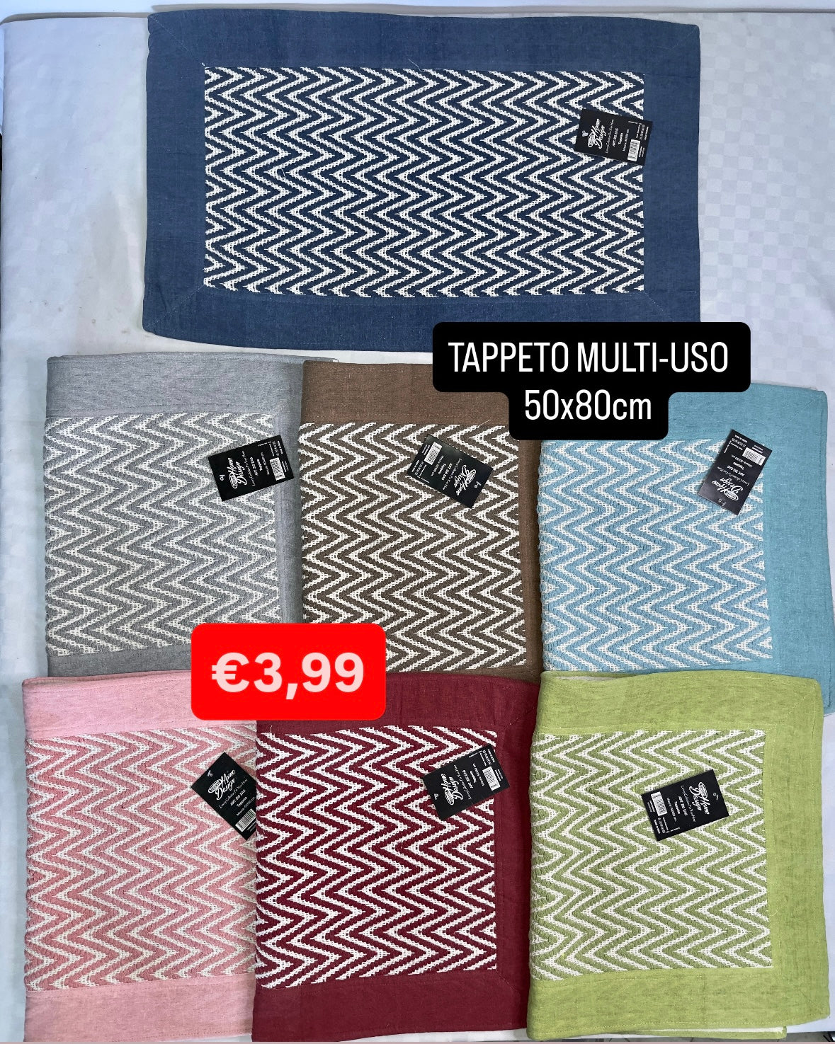 TAPPETO ANTISCIVOLO MULTI-USO 50x80cm