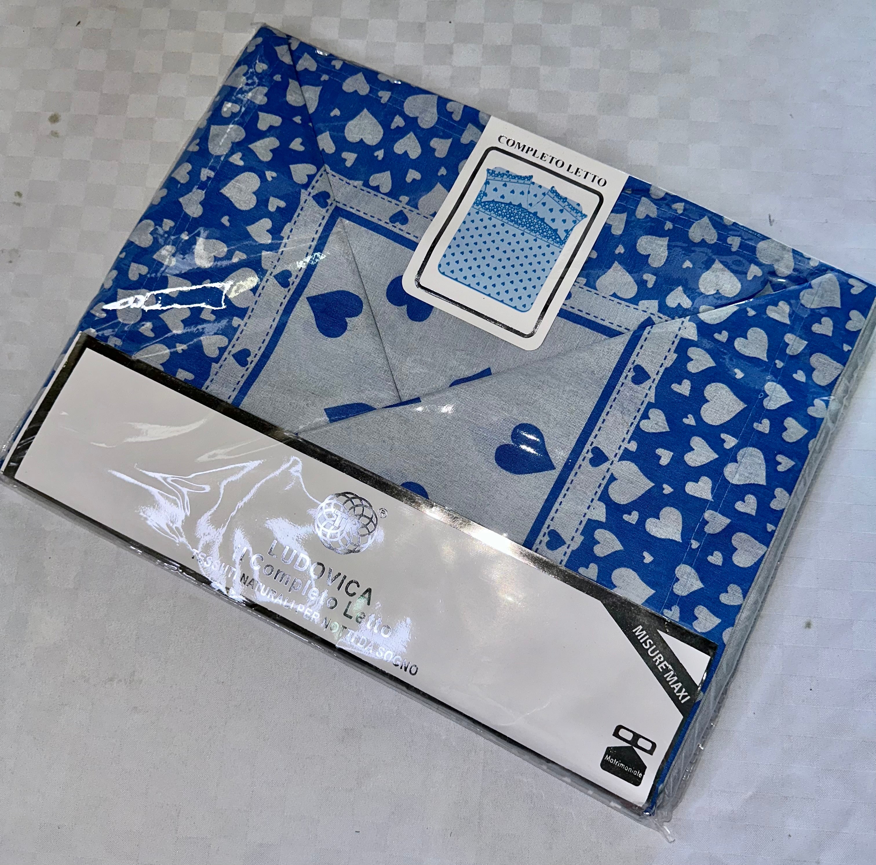 COMPLETO LENZUOLA PER LETTO MATRIMONIALE Polycotton Lenzuolo sopra, Lenzuolo sotto con angoli e Due Federe