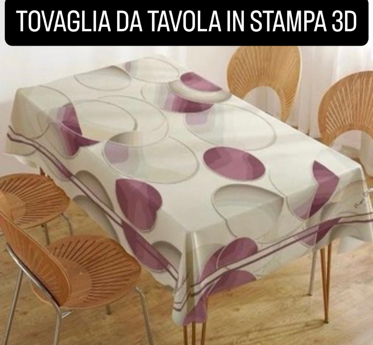 TOVAGLIA DA TAVOLA IN STAMPA 3D