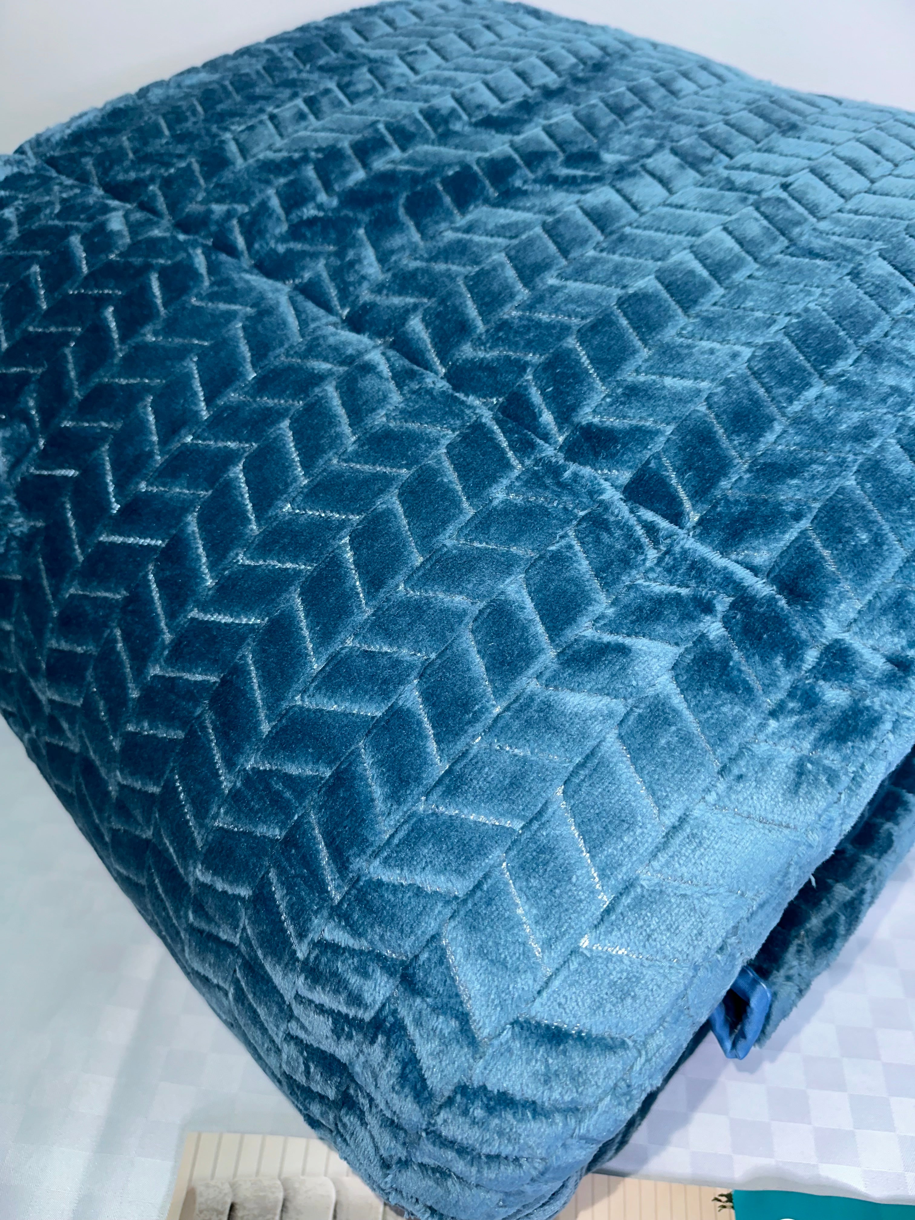 TRAPUNTA INVERNALE MATRIMONIALE IN MORBIDO CORAL 260x260cm