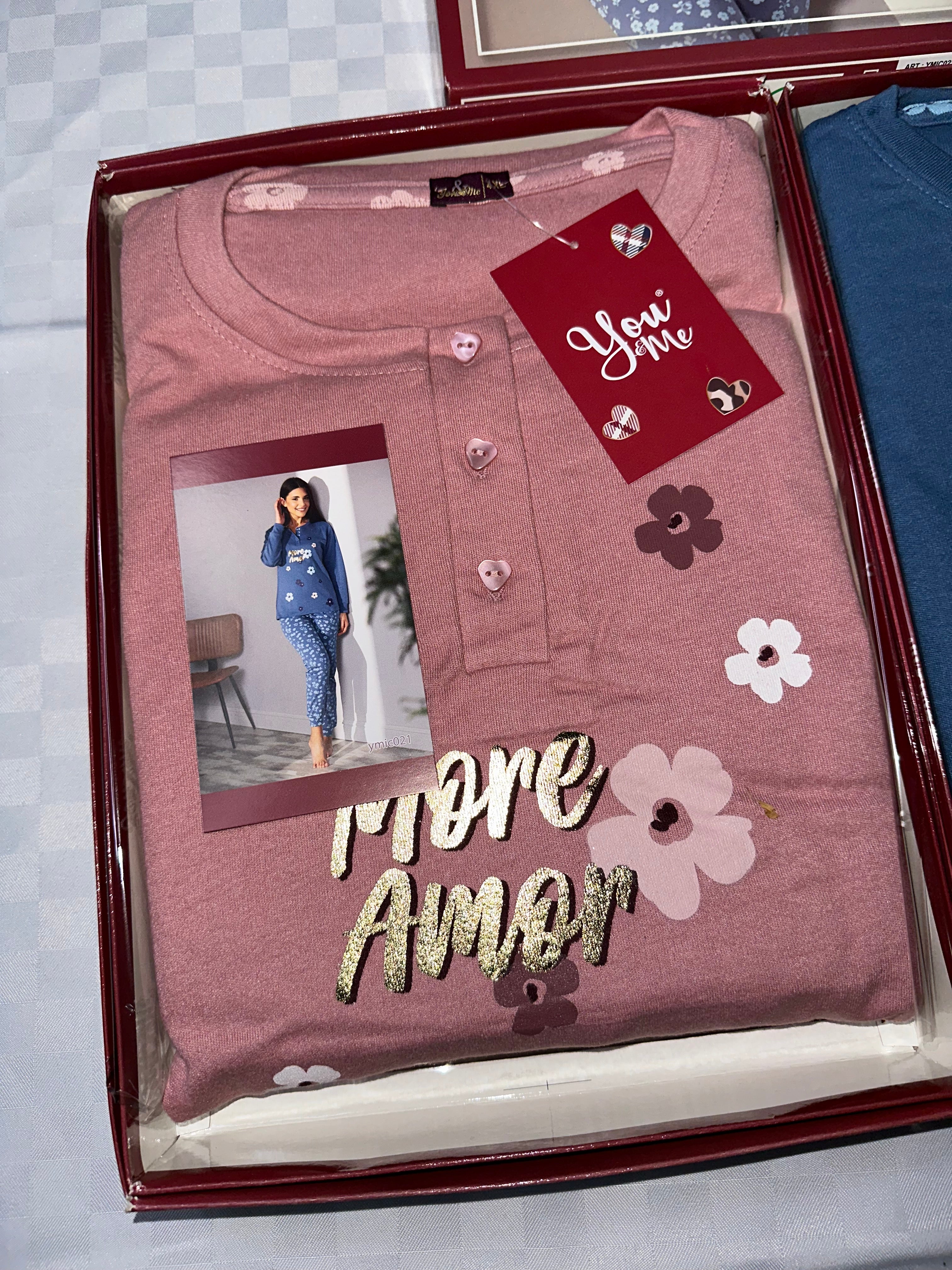 PIGIAMA DONNA CALIBRATO IN COTONE CALDO dalla 2XL alla 4XL