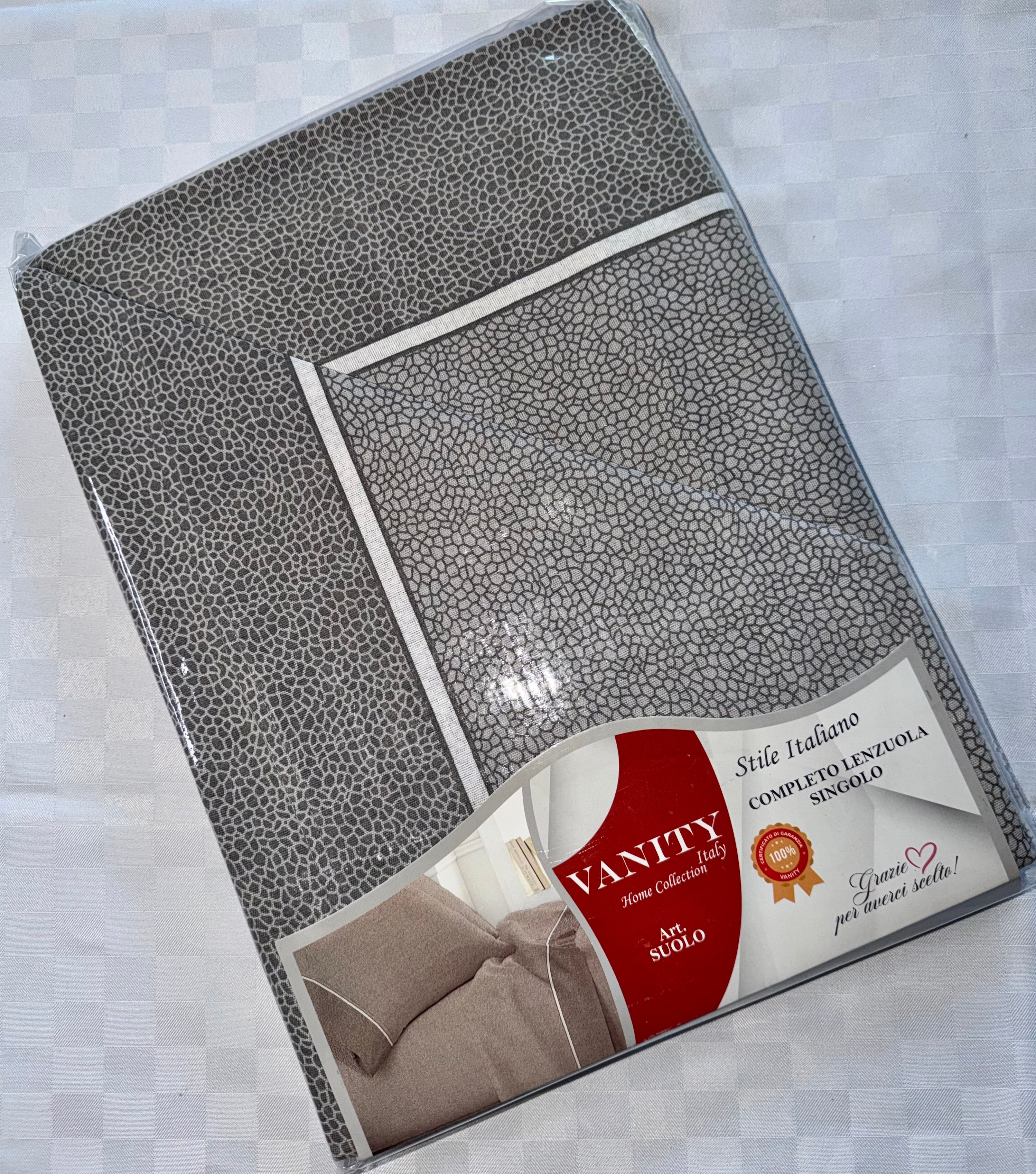 COMPLETO LENZUOLA PER LETTO SINGOLO Polycotton contiene Lenzuolo sopra,Lenzuolo sotto con angoli e Federa