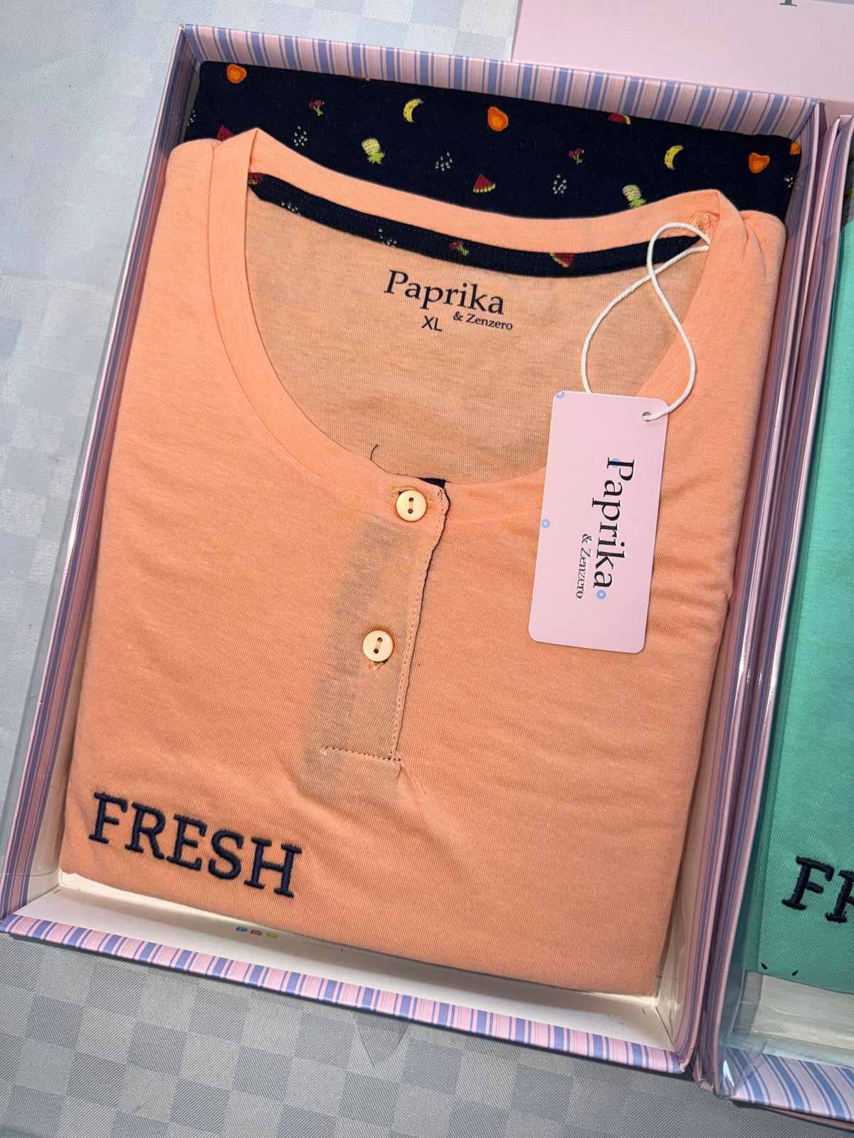 PIGIAMA DONNA IN COTONE Manica lunga e Pantalone lungo