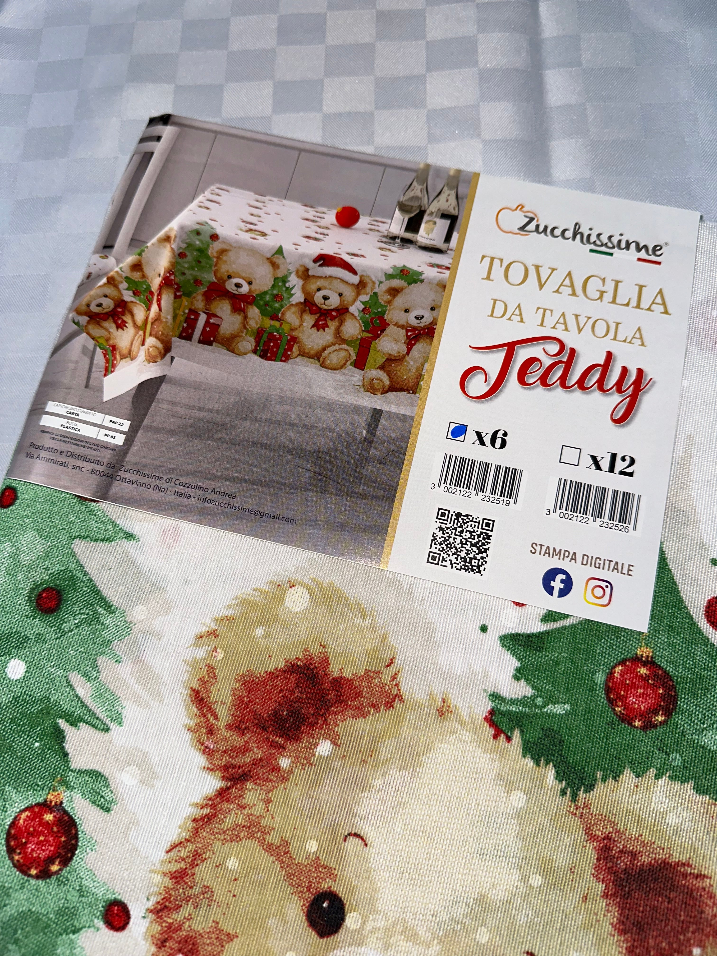 TOVAGLIA DA TAVOLA NATALIZIA IN STAMPA 3D