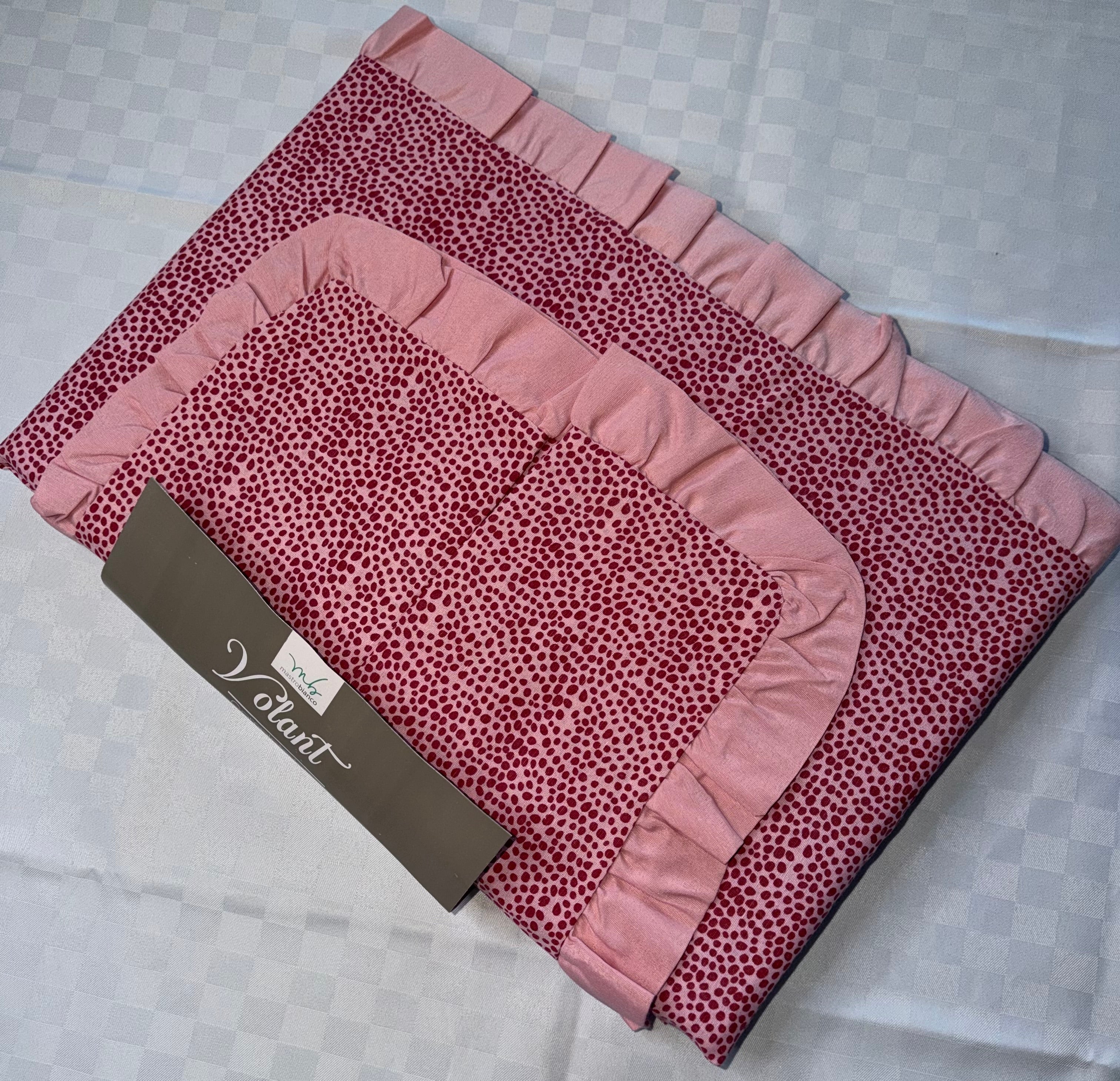 COMPLETO LENZUOLA MATRIMONIALE CON VOILANT Polycotton contiene Lenzuolo sopra, Lenzuolo sotto con angoli e due federe