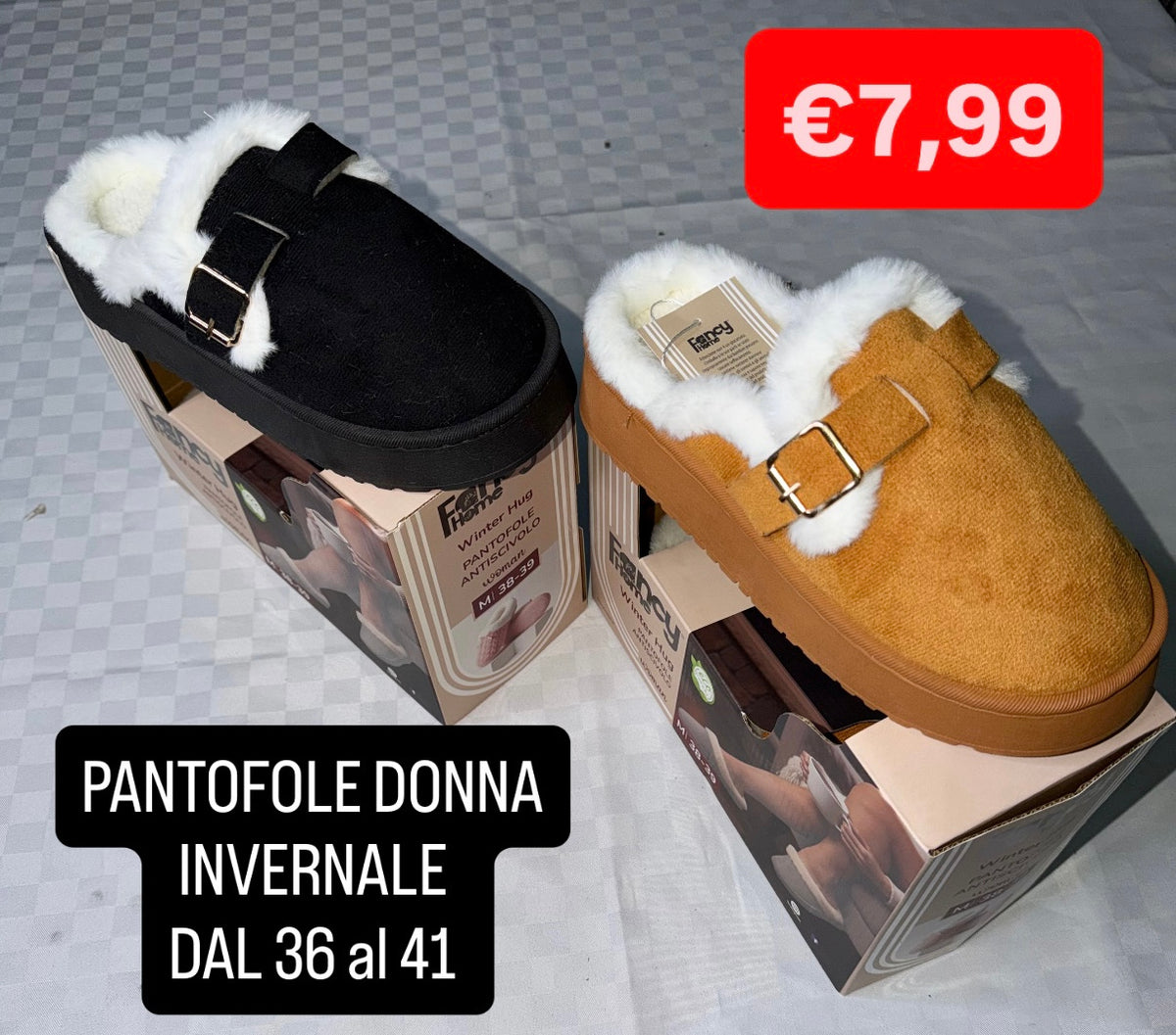 PANTOFOLE DONNA INVERNALI dal Numero 36 al 41