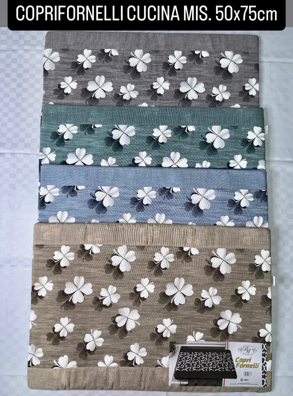 COPRIFORNELLI CUCINA misura 50x75cm art. Fortuna