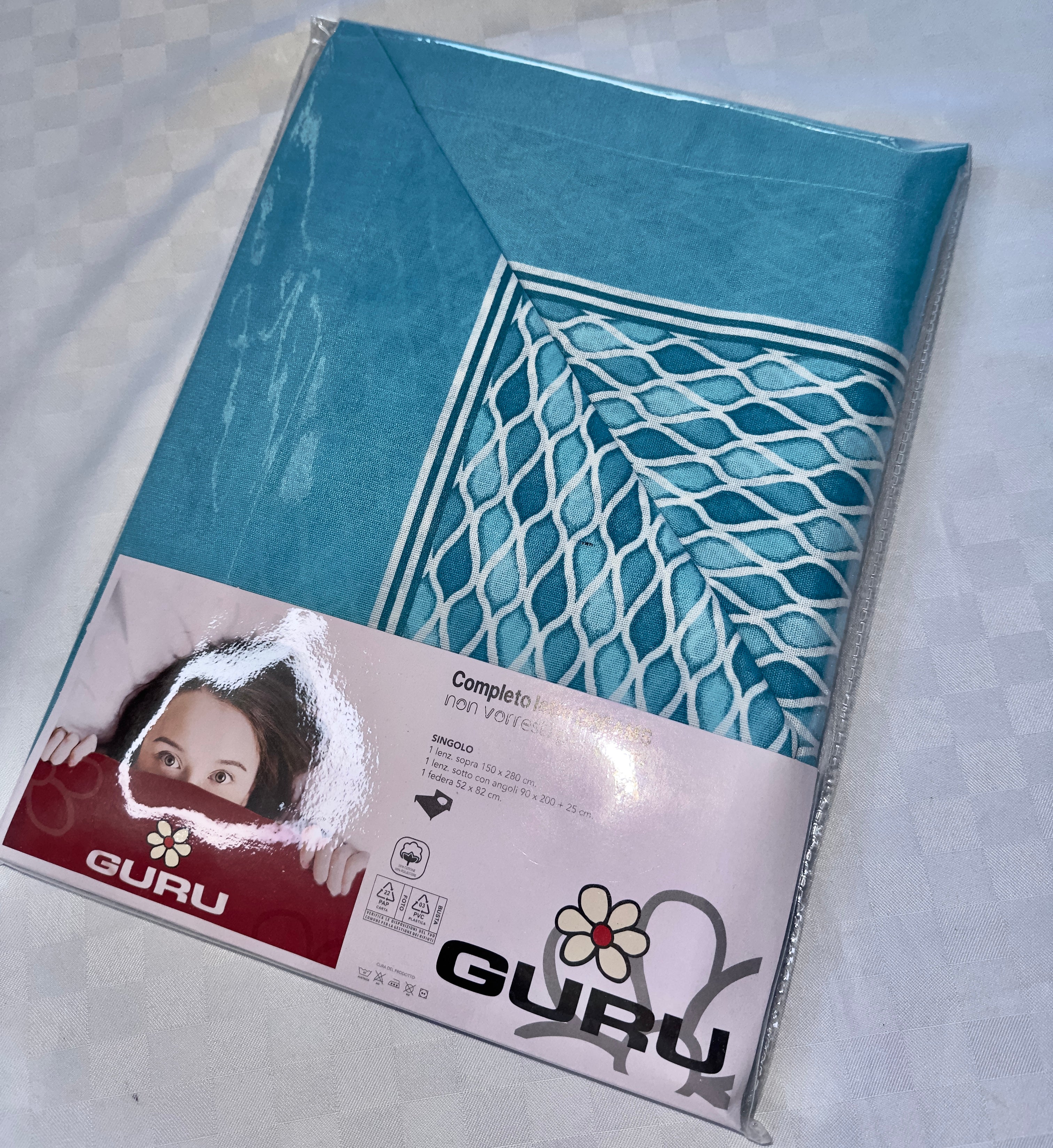 COMPLETO LENZUOLA PER LETTO SINGOLO Polycotton