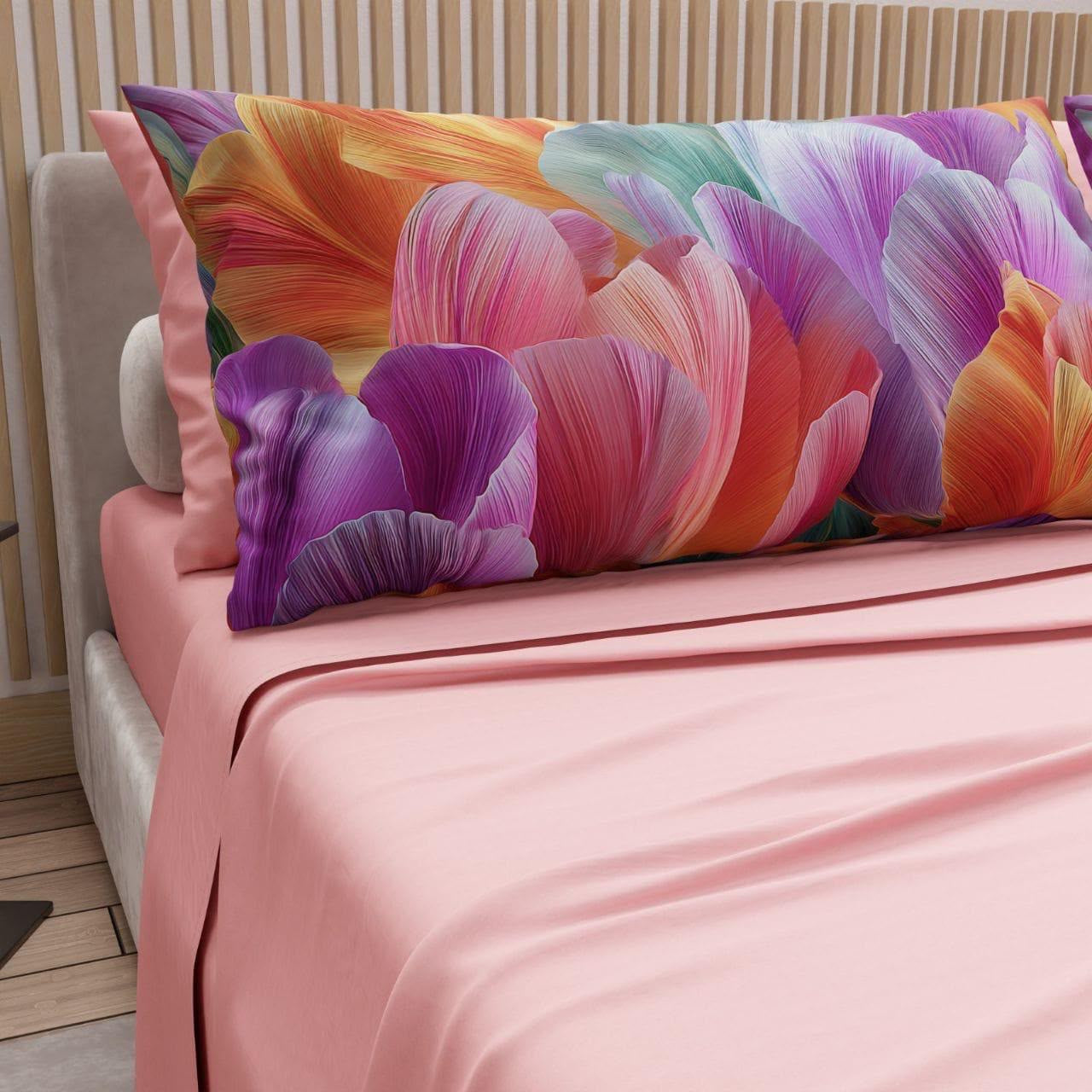 COMPLETO LENZUOLA MATRIMONIALE IN COTONE contiene LENZUOLO SOPRA, LENZUOLO SOTTO E 4 FEDERE IN STAMPA 3D