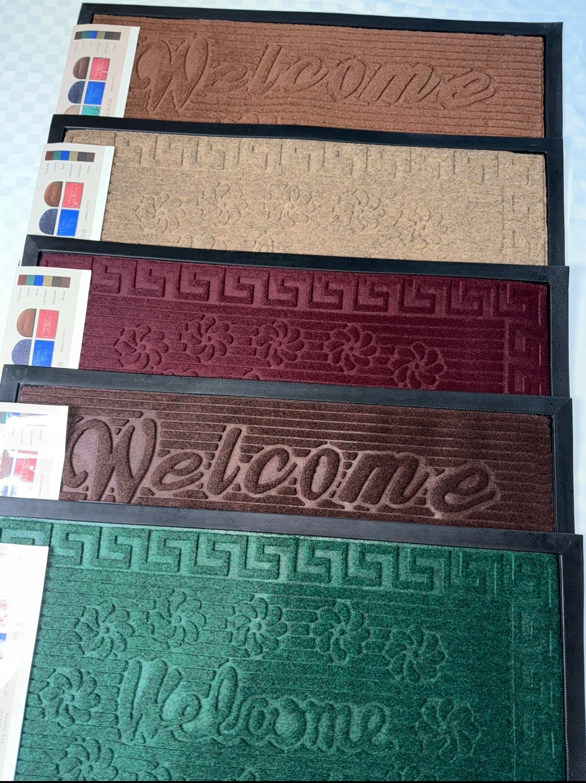ZERBINO TAPPETO ANTISCIVOLO  misura 40x70cm (Fantasia variabile)