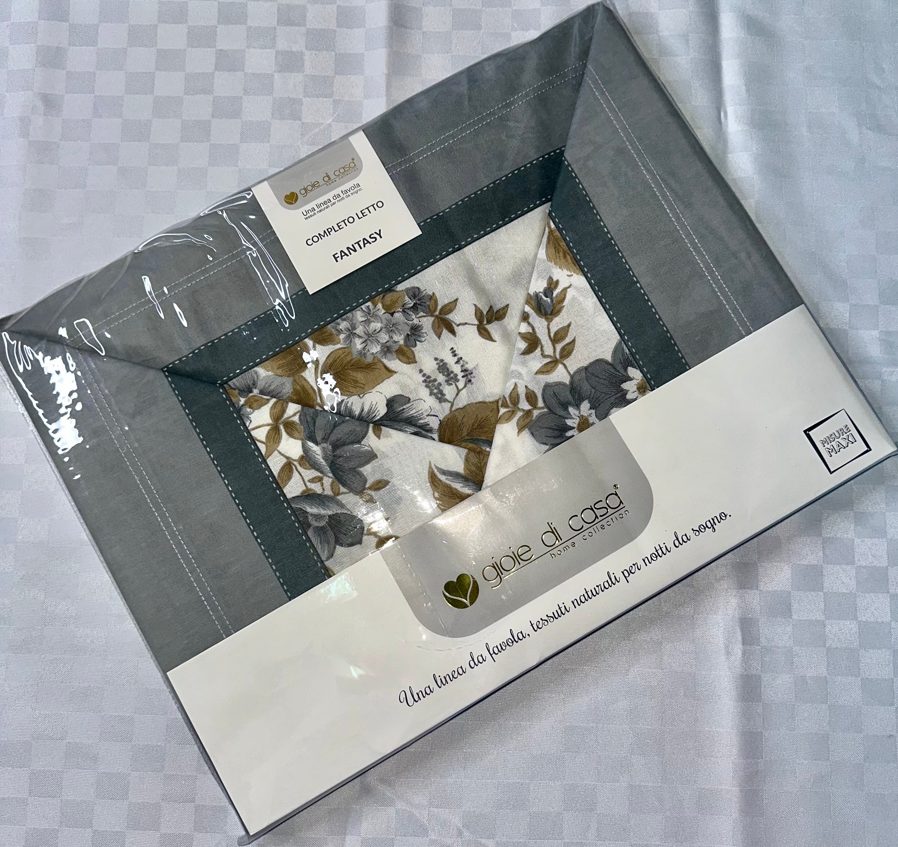 COMPLETO LENZUOLA PER LETTO MATRIMONIALE Polycotton Lenzuolo sopra, Lenzuolo sotto con angoli e Due Federe