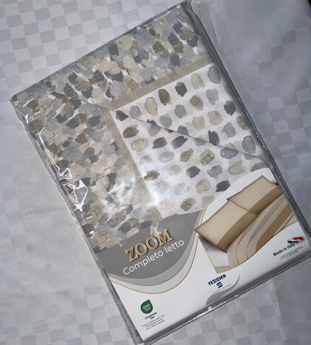 COMPLETO LENZUOLA SINGOLO IN 100% COTONE contiene Lenzuolo sopra,Lenzuolo sotto con angoli e Federa