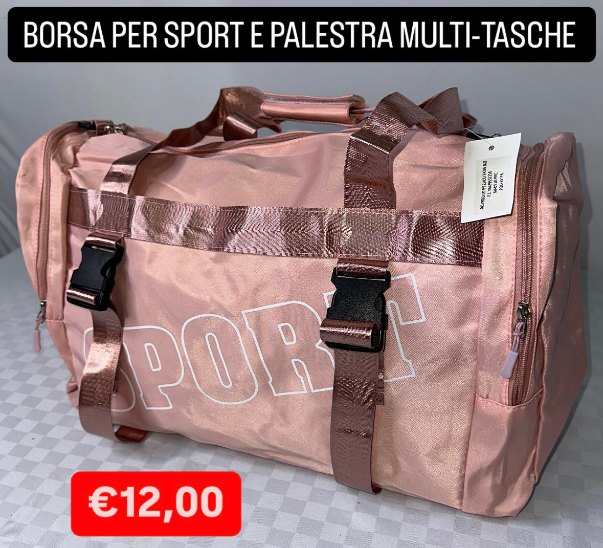 BORSA PER SPORT E PALESTRA MULTI-TASCHE