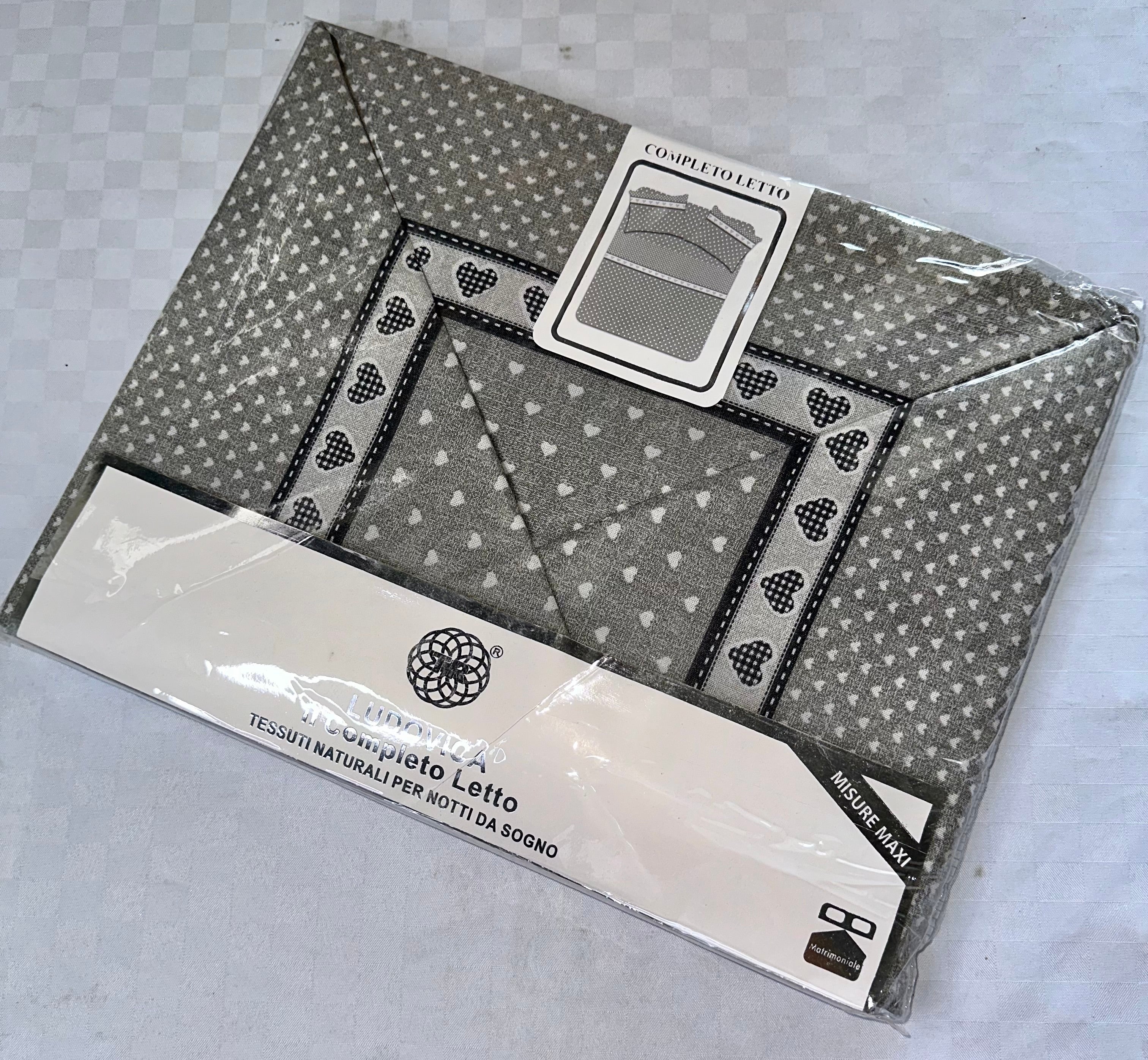 COMPLETO LENZUOLA PER LETTO MATRIMONIALE Polycotton Lenzuolo sopra, Lenzuolo sotto con angoli e Due Federe