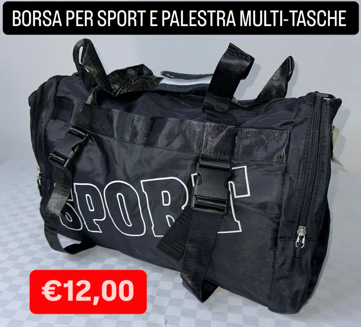 BORSA PER SPORT E PALESTRA MULTI-TASCHE