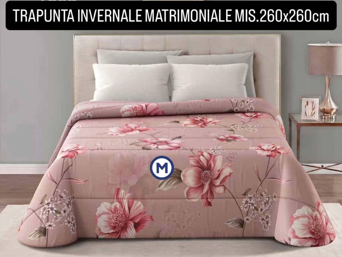 TRAPUNTA INVERNALE MATRIMONIALE misura 260x270cm