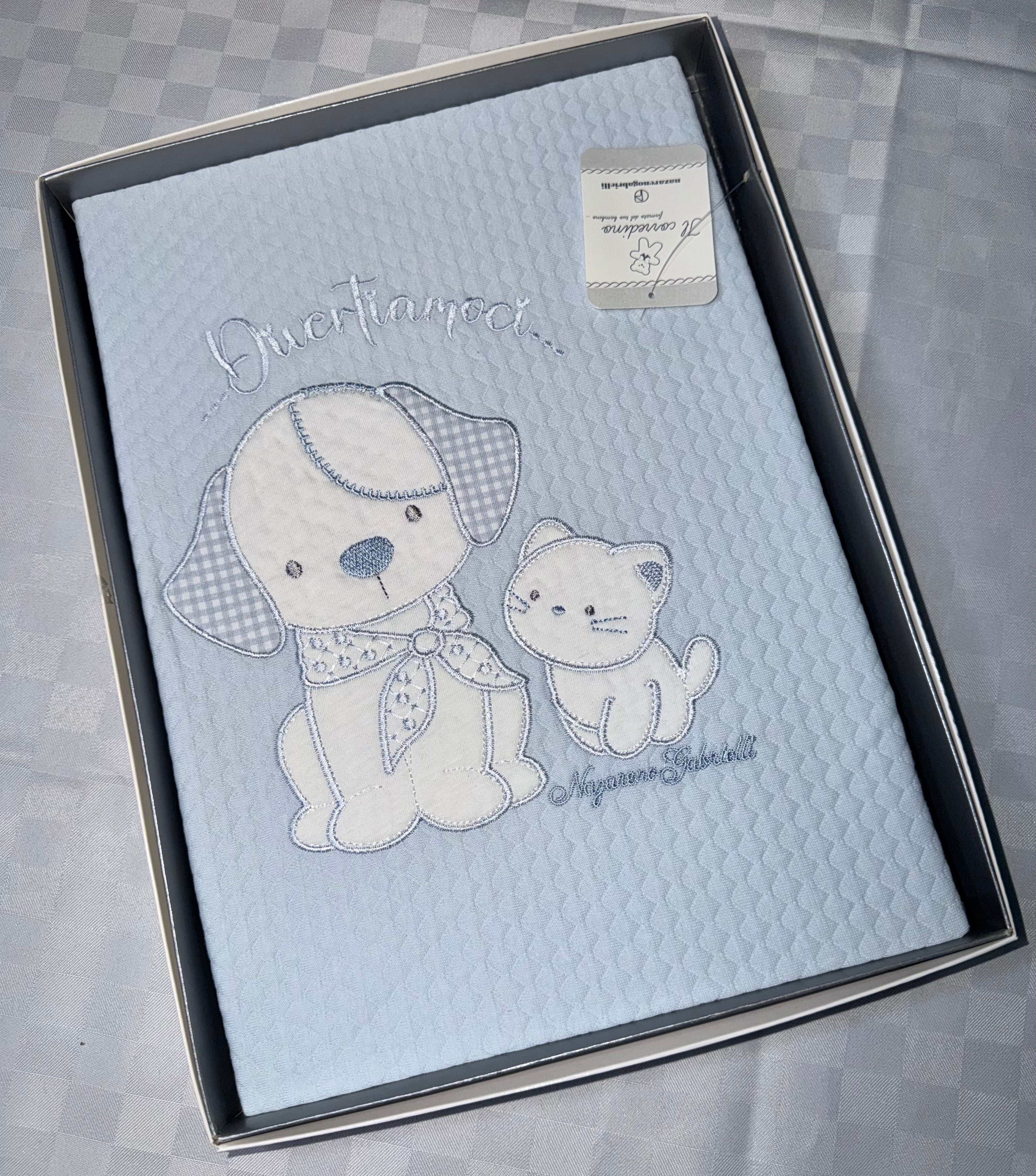 COPERTINA NEONATO IN COTONE 100% PER CARROZZINA 75x95cm