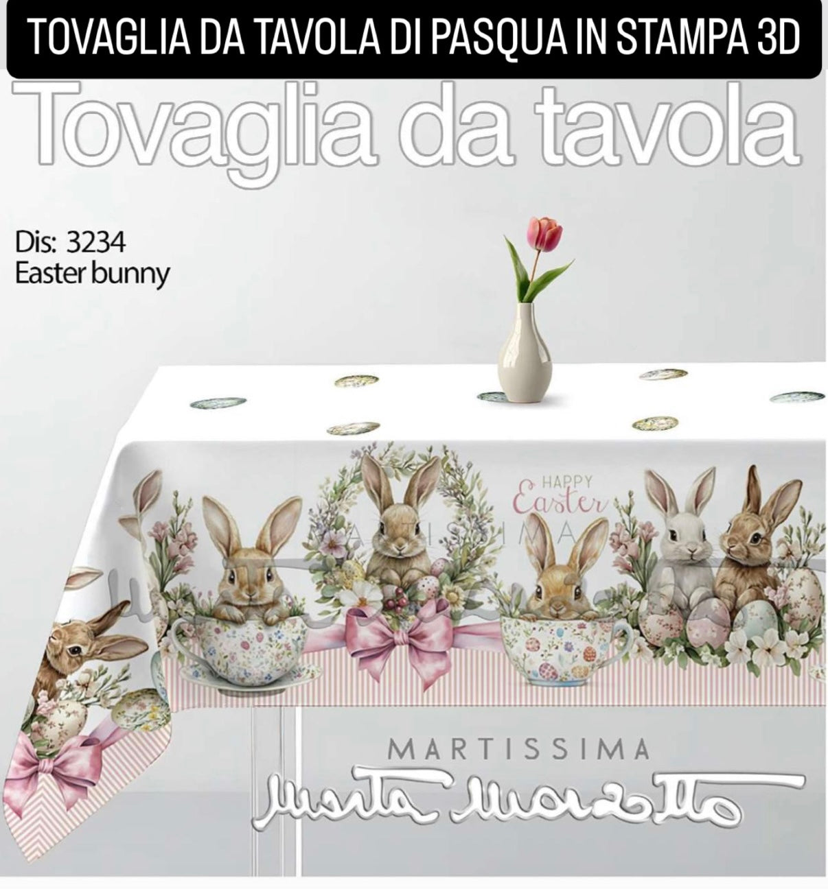 TOVAGLIA DA TAVOLA DI PASQUA IN STAMPA 3D