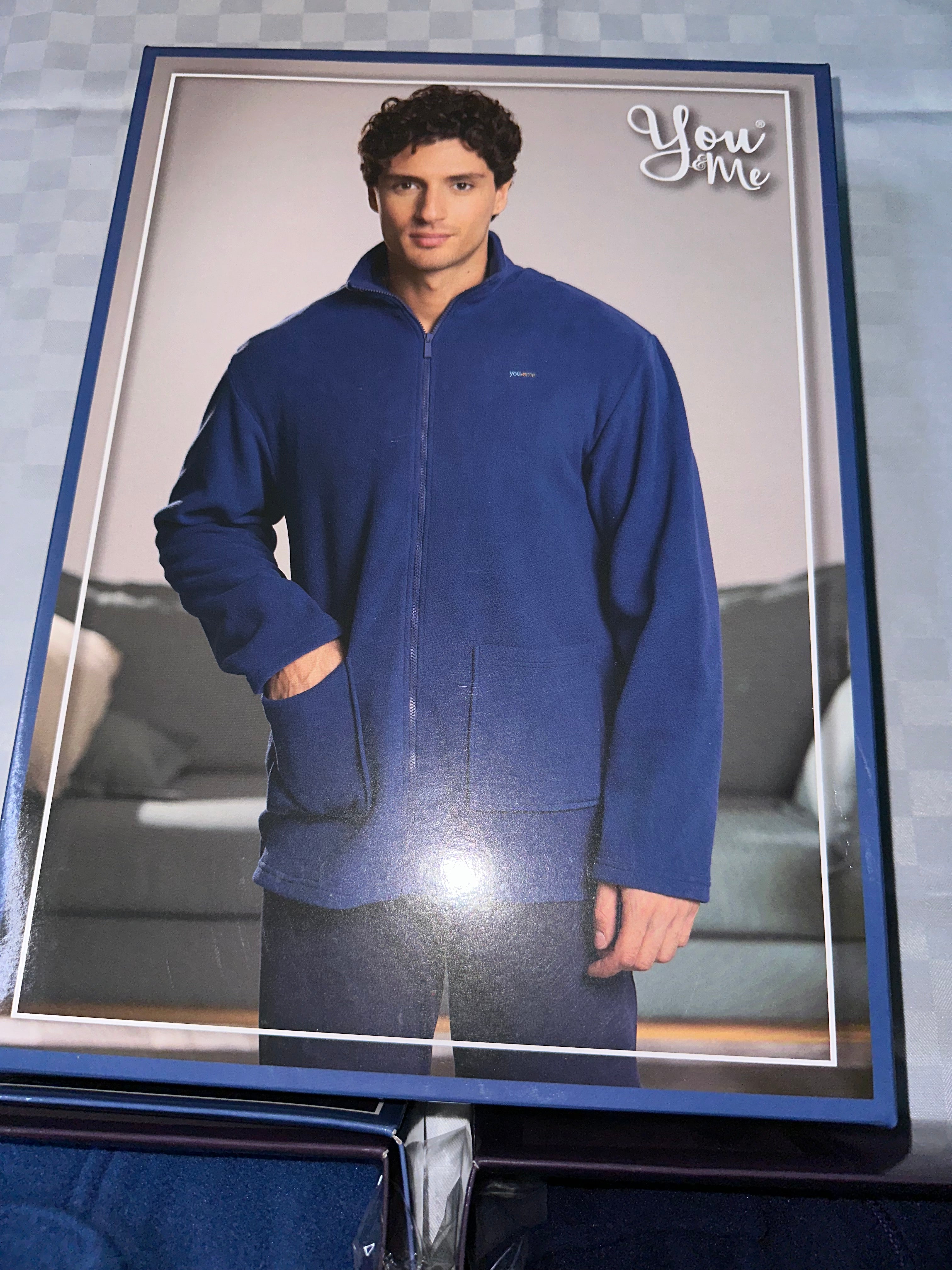 GIACCA UOMO CON CERNIERA IN MORBIDO PILE