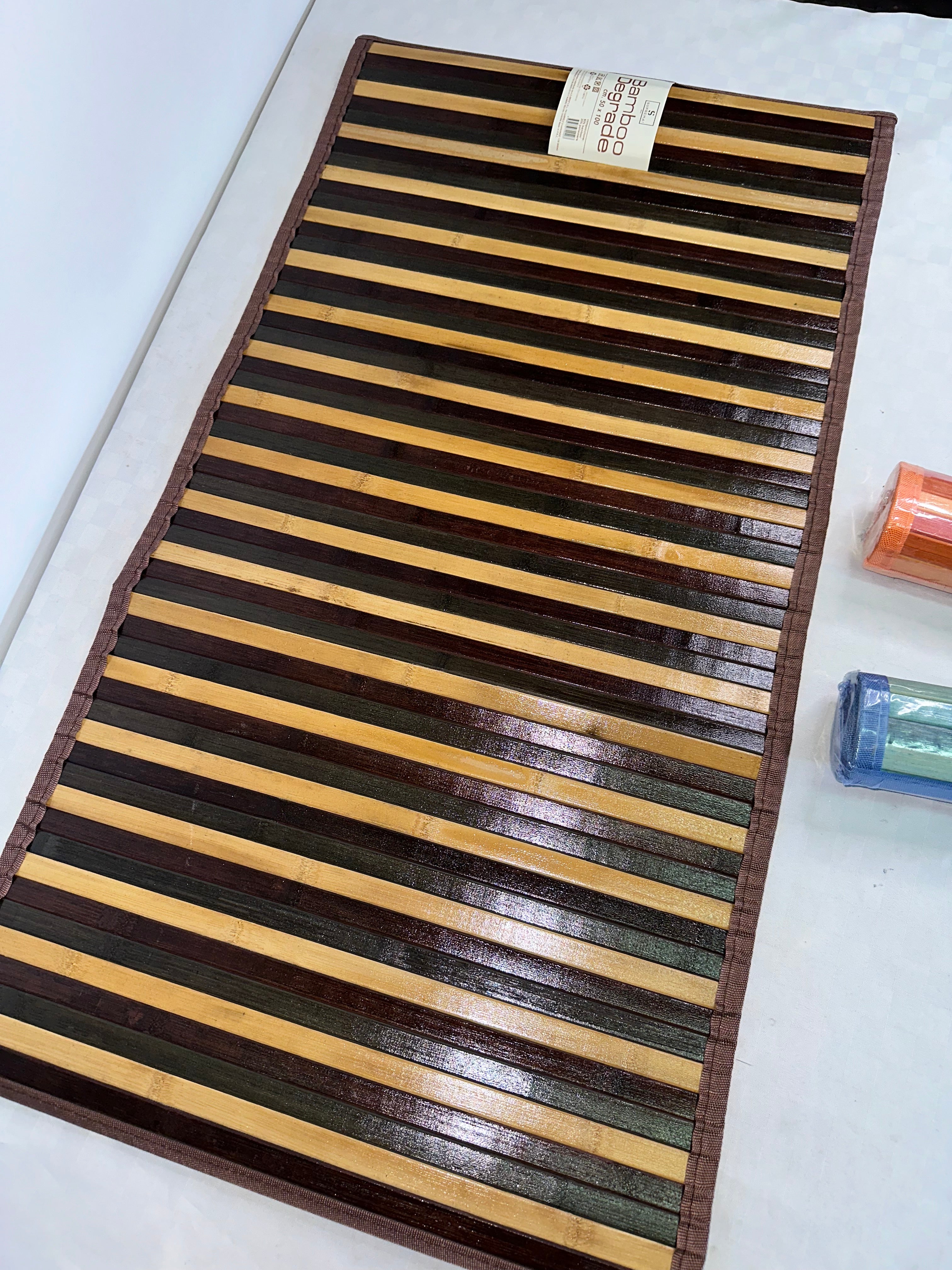 TAPPETO IN LEGNO 50x100cm