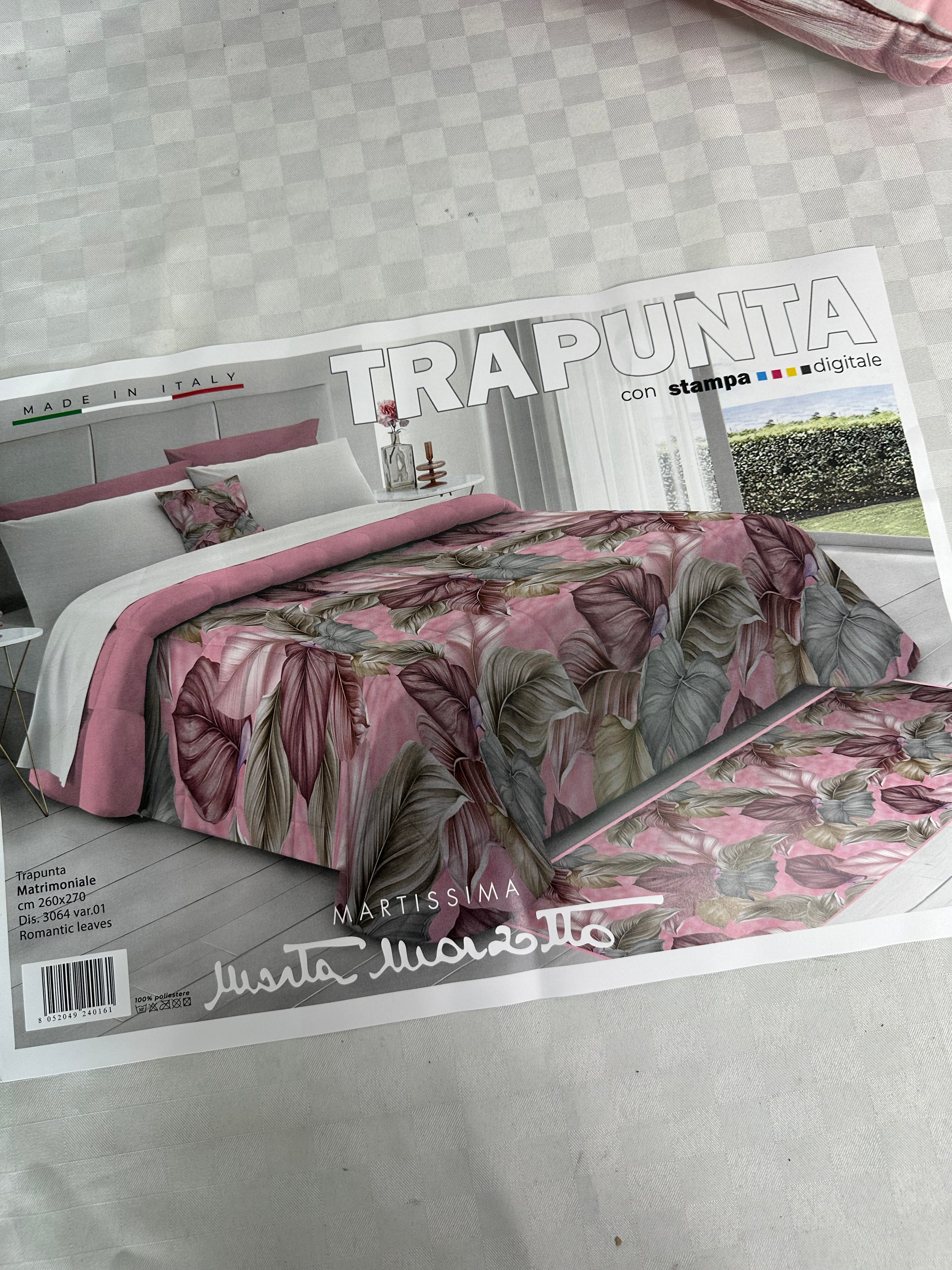 TRAPUNTA INVERNALE MATRIMONIALE IN STAMPA 3D Marta Marzotto 260x260cm