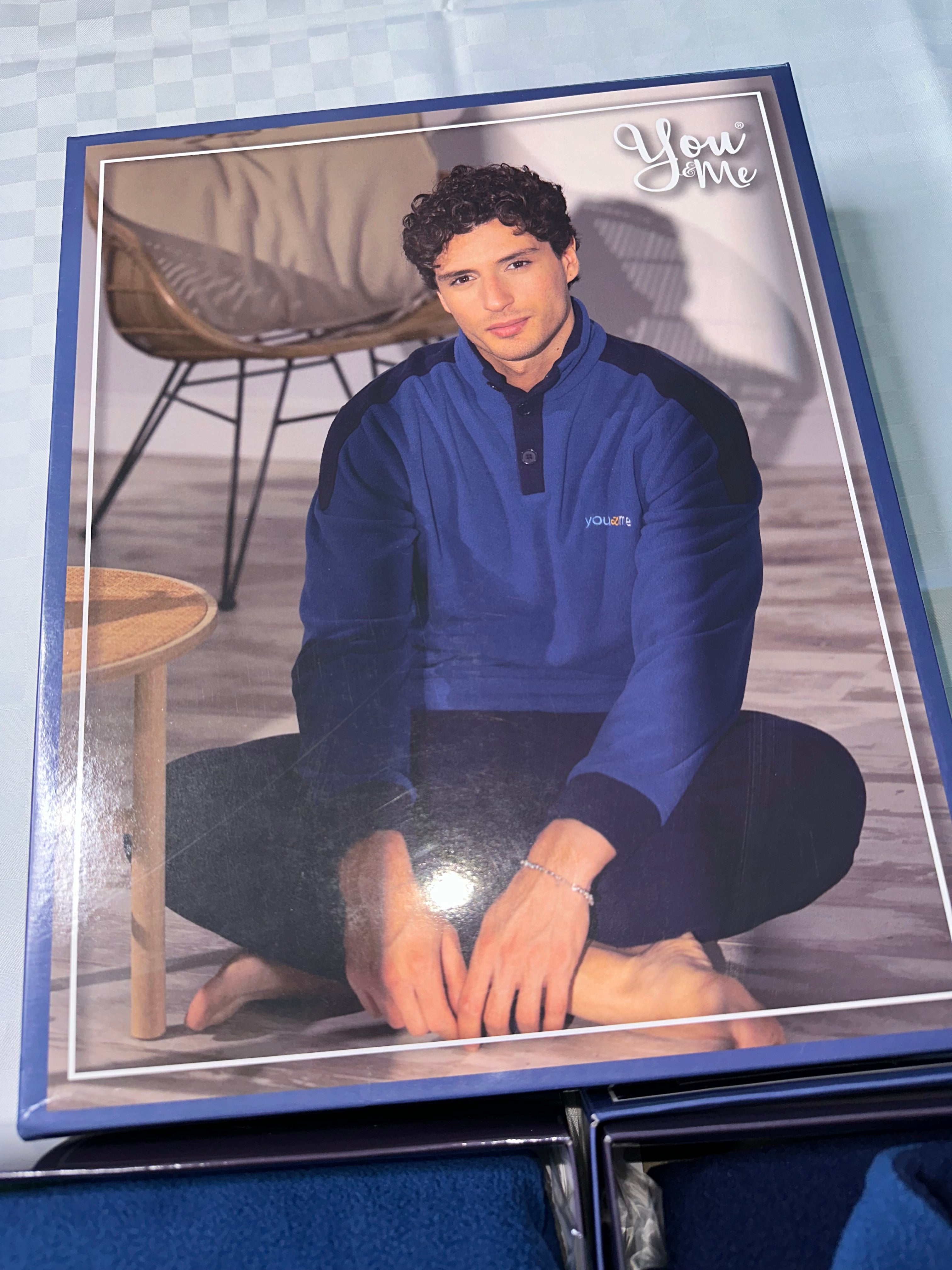 PIGIAMA UOMO IN MORBIDO PILE Manica lunga e Pantalone lungo