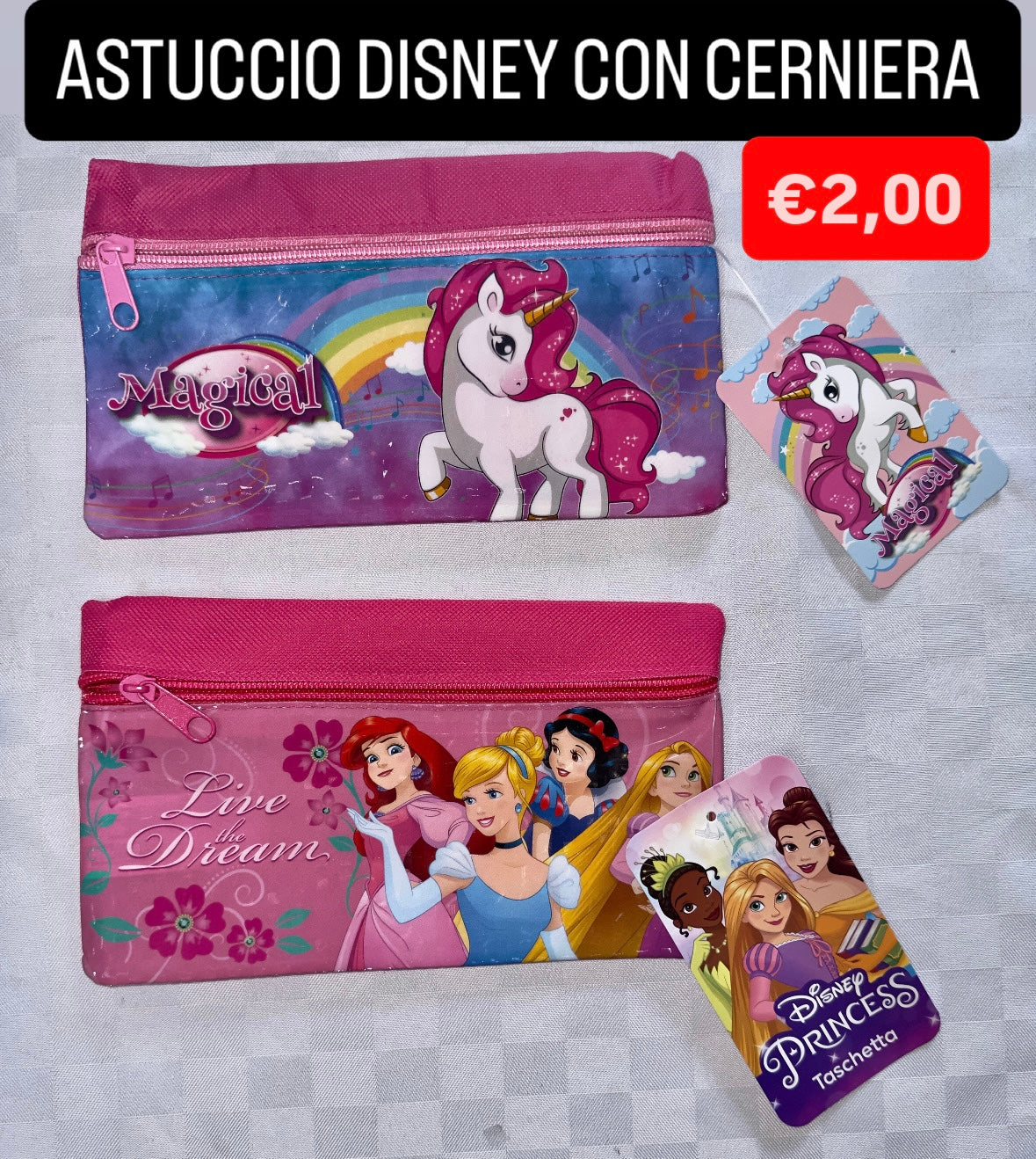 ASTUCCIO BIMBA CON CERNIERA
