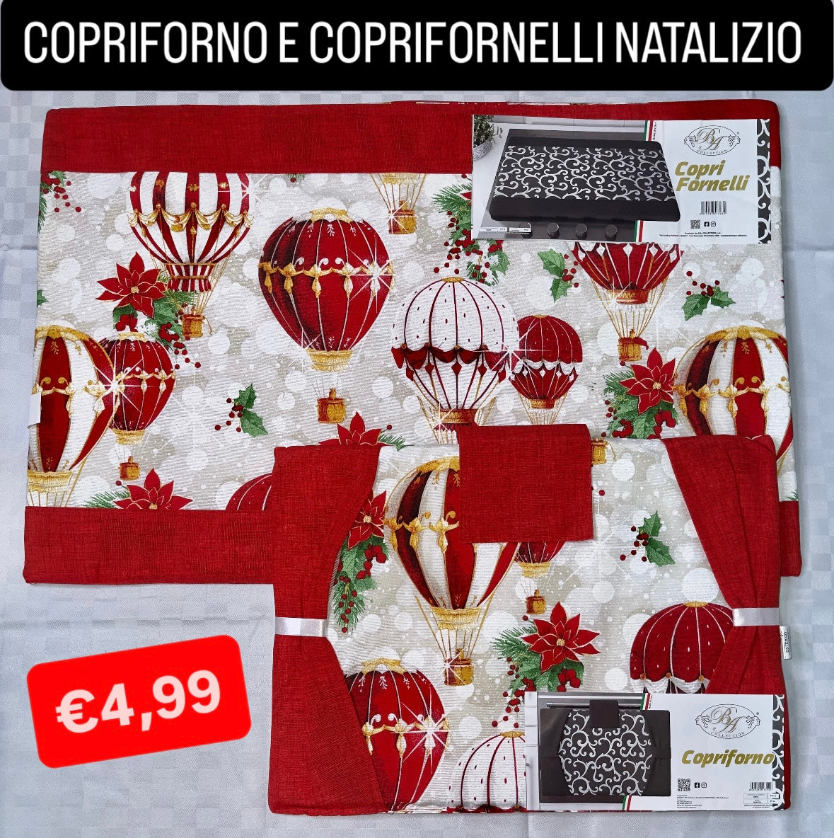 COPRIFORNO E COPRIFORNELLI NATALIZIO