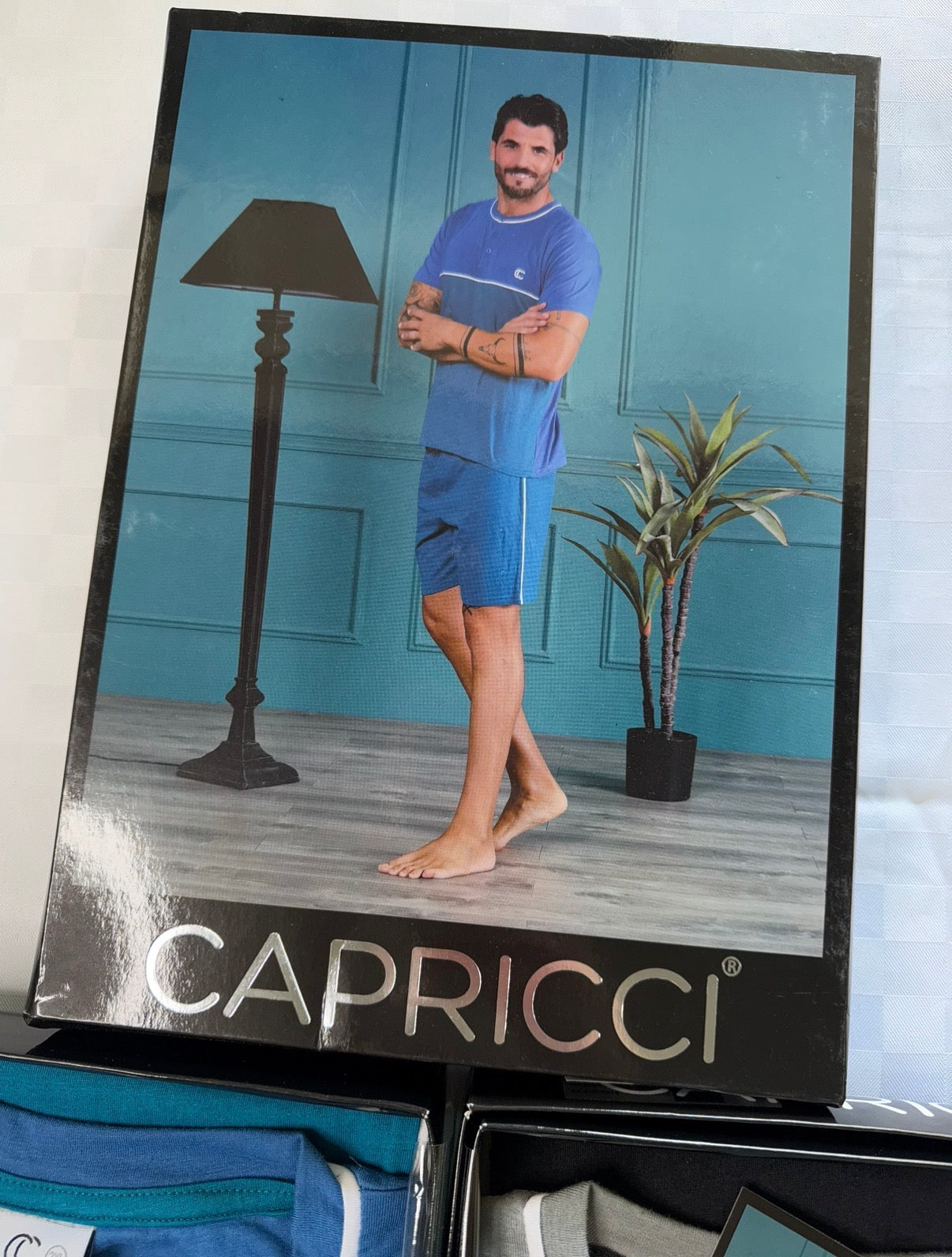 PIGIAMA UOMO CALIBRATO Mezza Manica e Pantaloncino dalla 3XL alla 5XL in 100% cotone