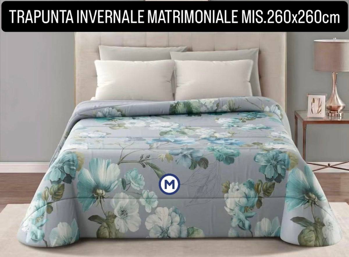 TRAPUNTA INVERNALE MATRIMONIALE misura 260x270cm