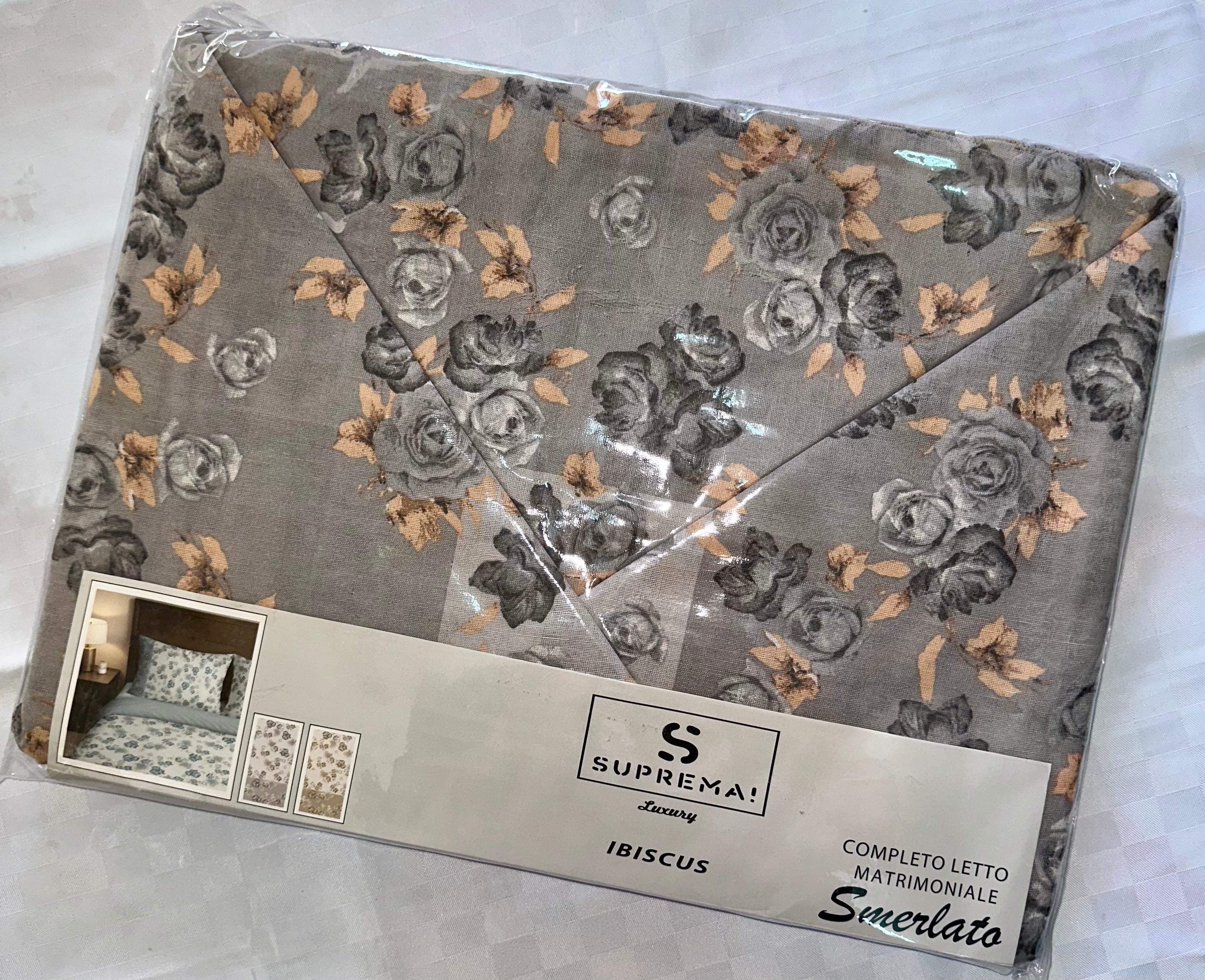 COMPLETO LENZUOLA PER LETTO MATRIMONIALE Polycotton Lenzuolo sopra, Lenzuolo sotto con angoli e Due Federe