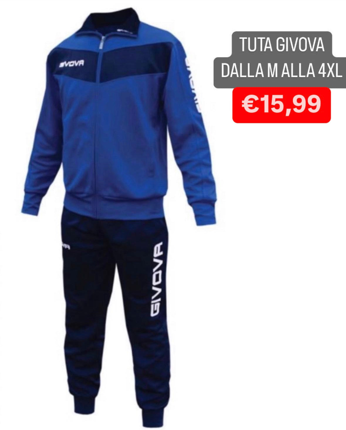 TUTA GIVOVA COMPLETA UNISEX