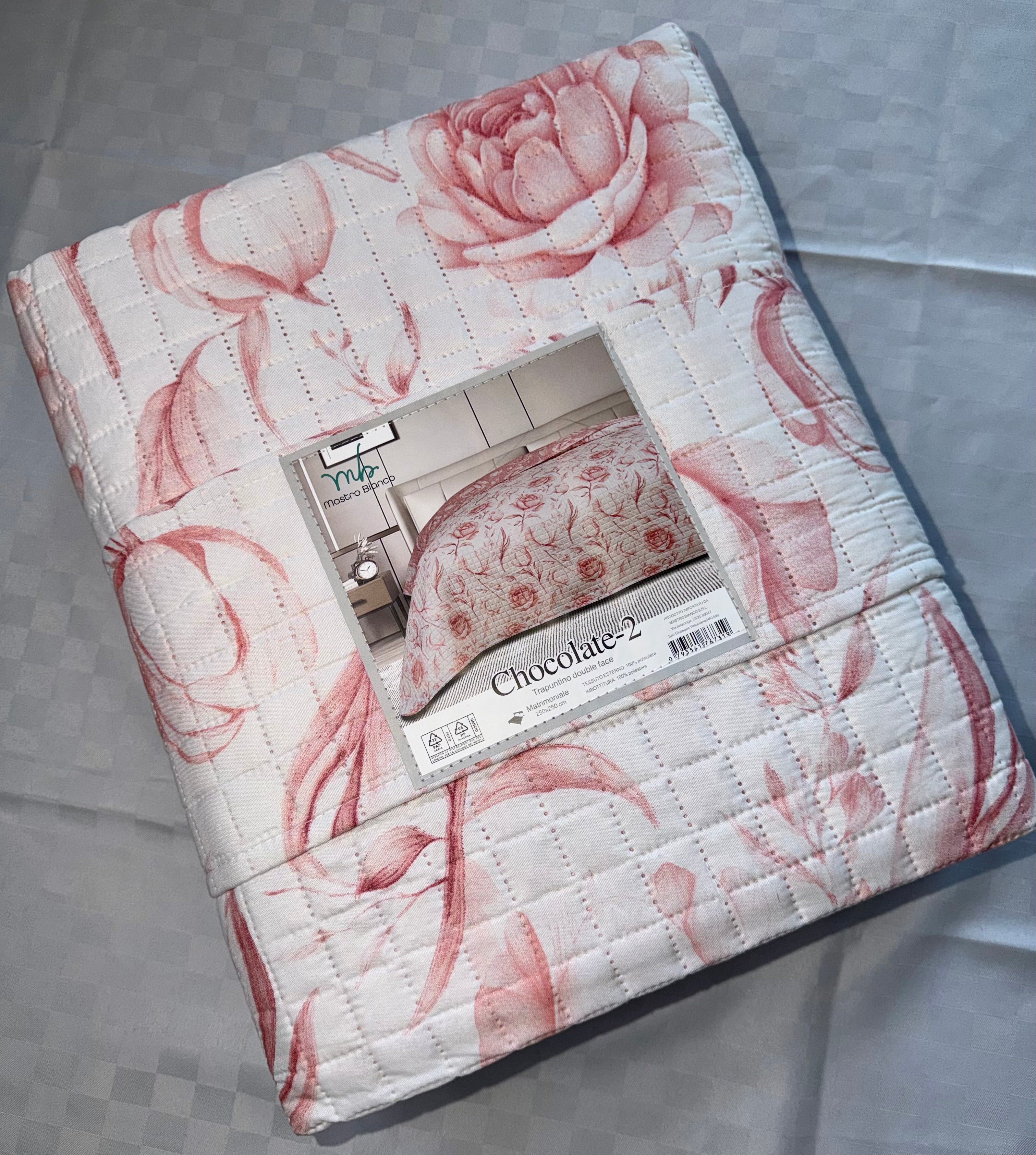 TRAPUNTINO PRIMAVERILE MATRIMONIALE misura 250x260cm