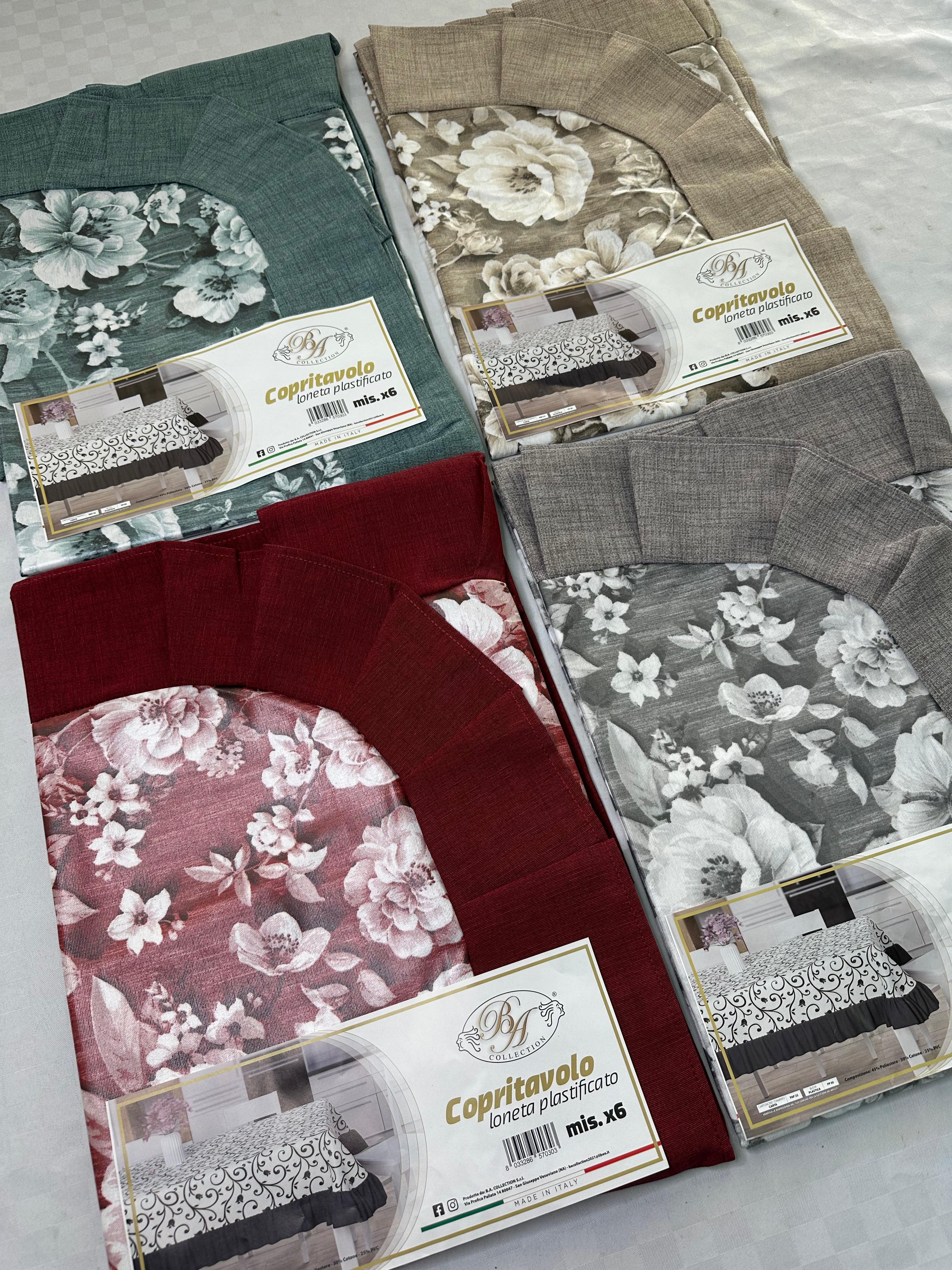 COPRITAVOLO PLASTIFICATO CON VOILANT X6 PERSONE (140x180cm) e X12 PERSONE (140x240cm) FANT.SOFI.