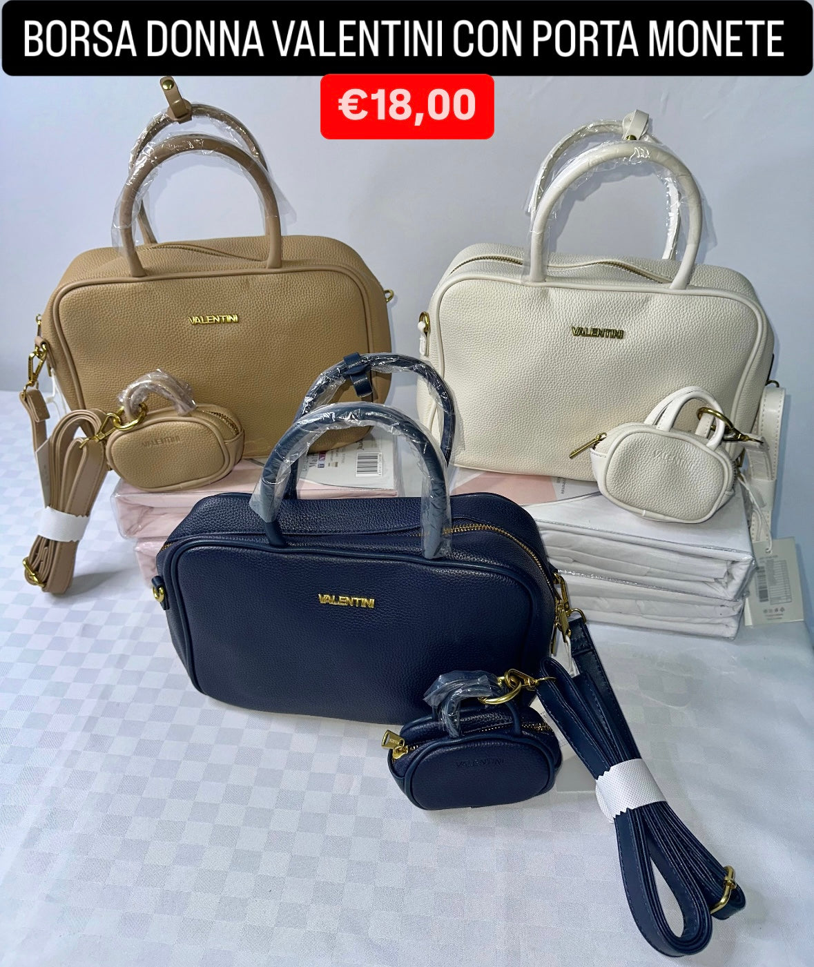 BORSA CON PORTAMONETE DONNA VALENTINI