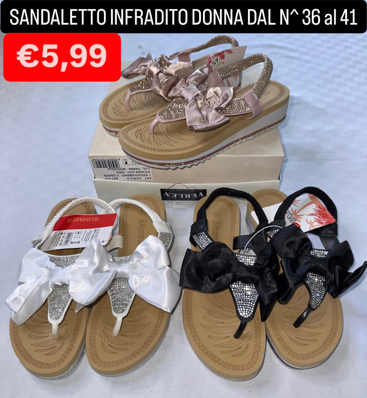 SANDALETTO INFRADITO DONNA (36 al 41)