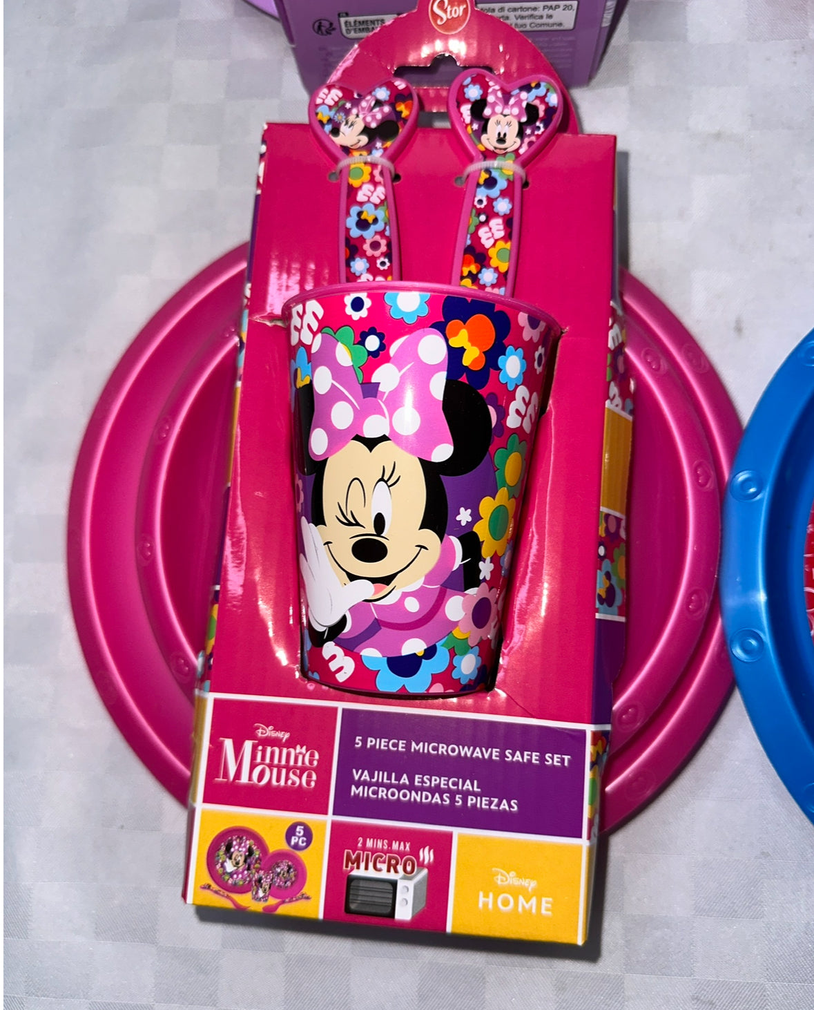 SET PAPPA BIMBO/A CONTIENE 1 Bicchiere, 2 Posate e 2 Piattini