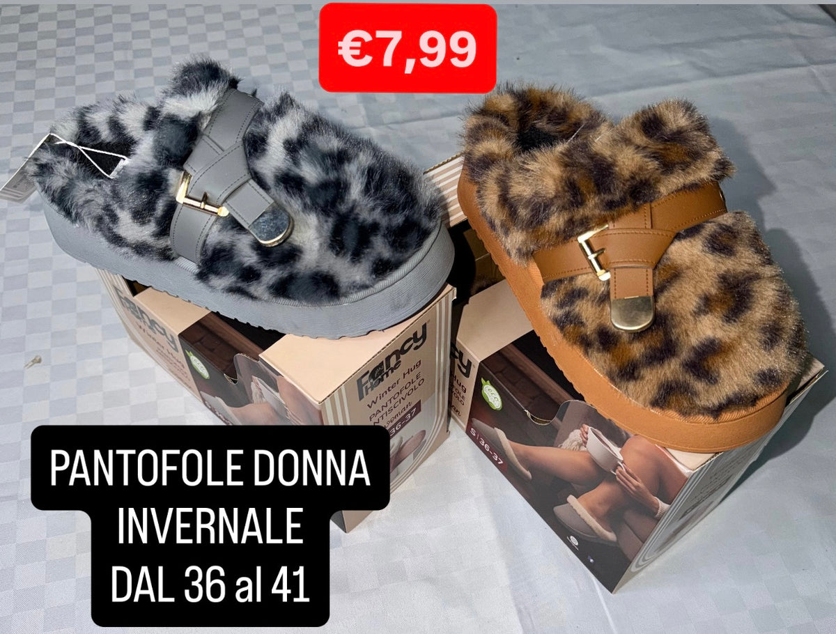PANTOFOLE DONNA INVERNALI dal Numero 36 al 41