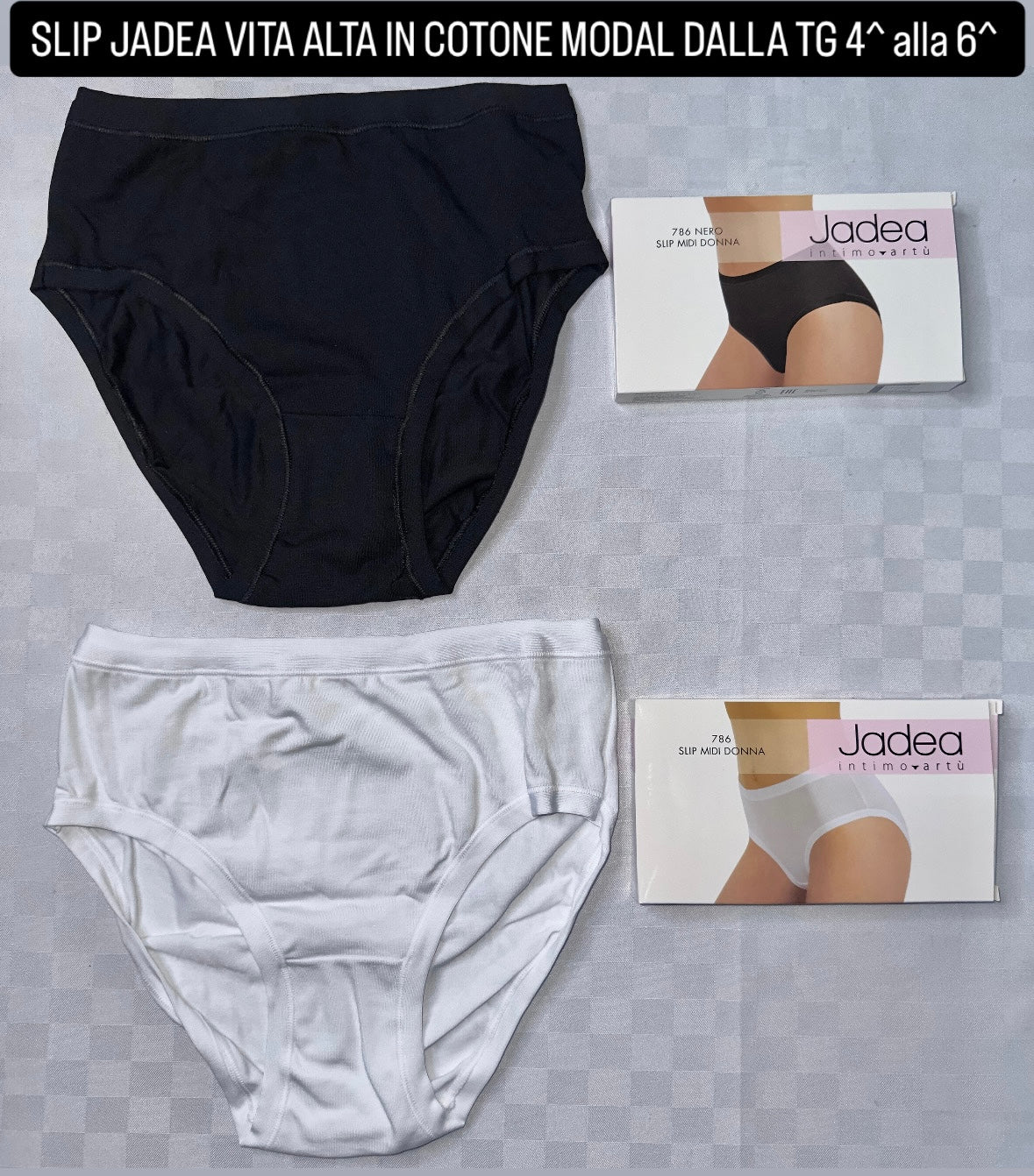 SLIP VITA ALTA JADEA IN COTONE MODAL Art.786