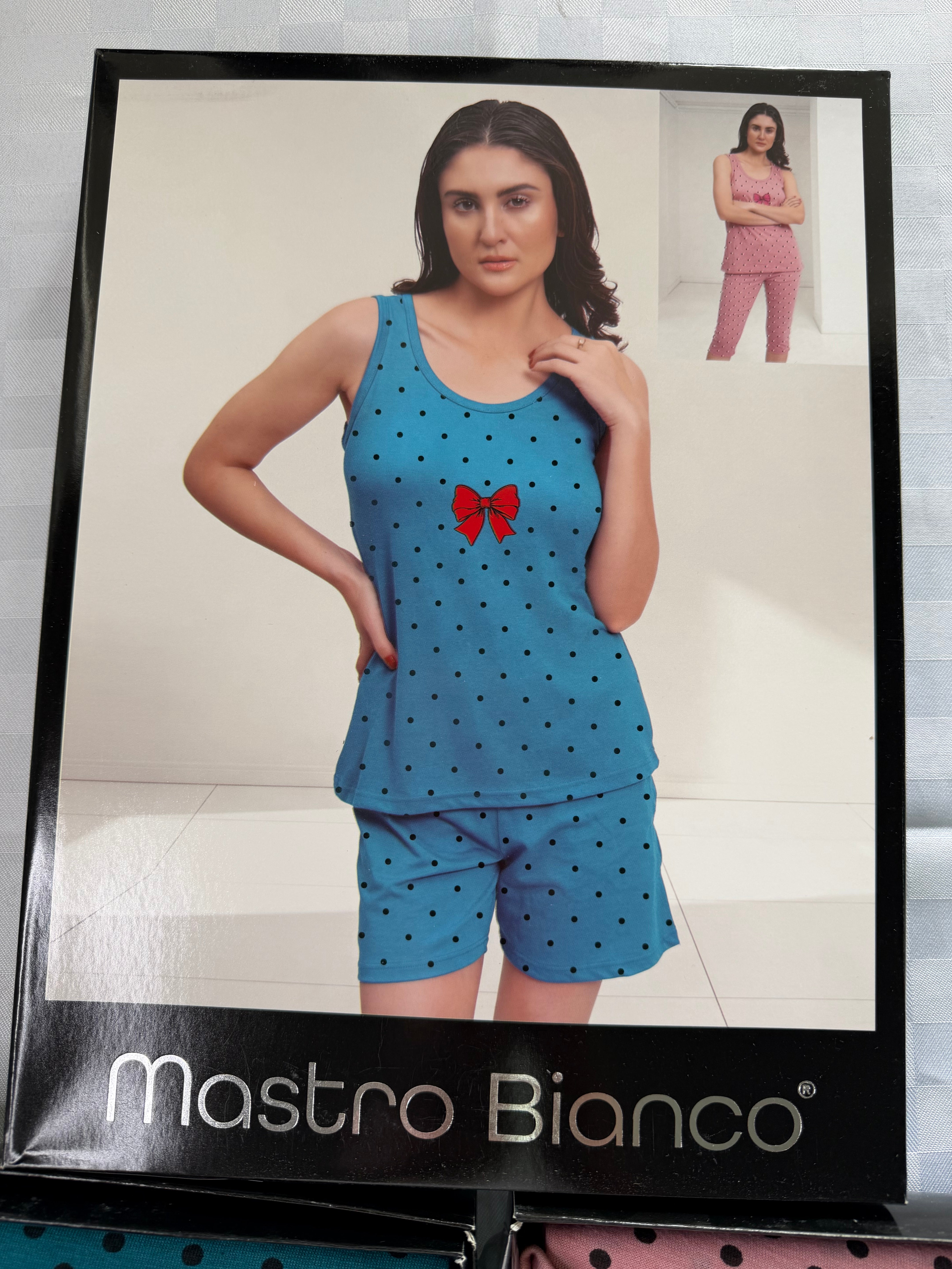 PIGIAMA DONNA Canotta e Pantaloncino in cotone