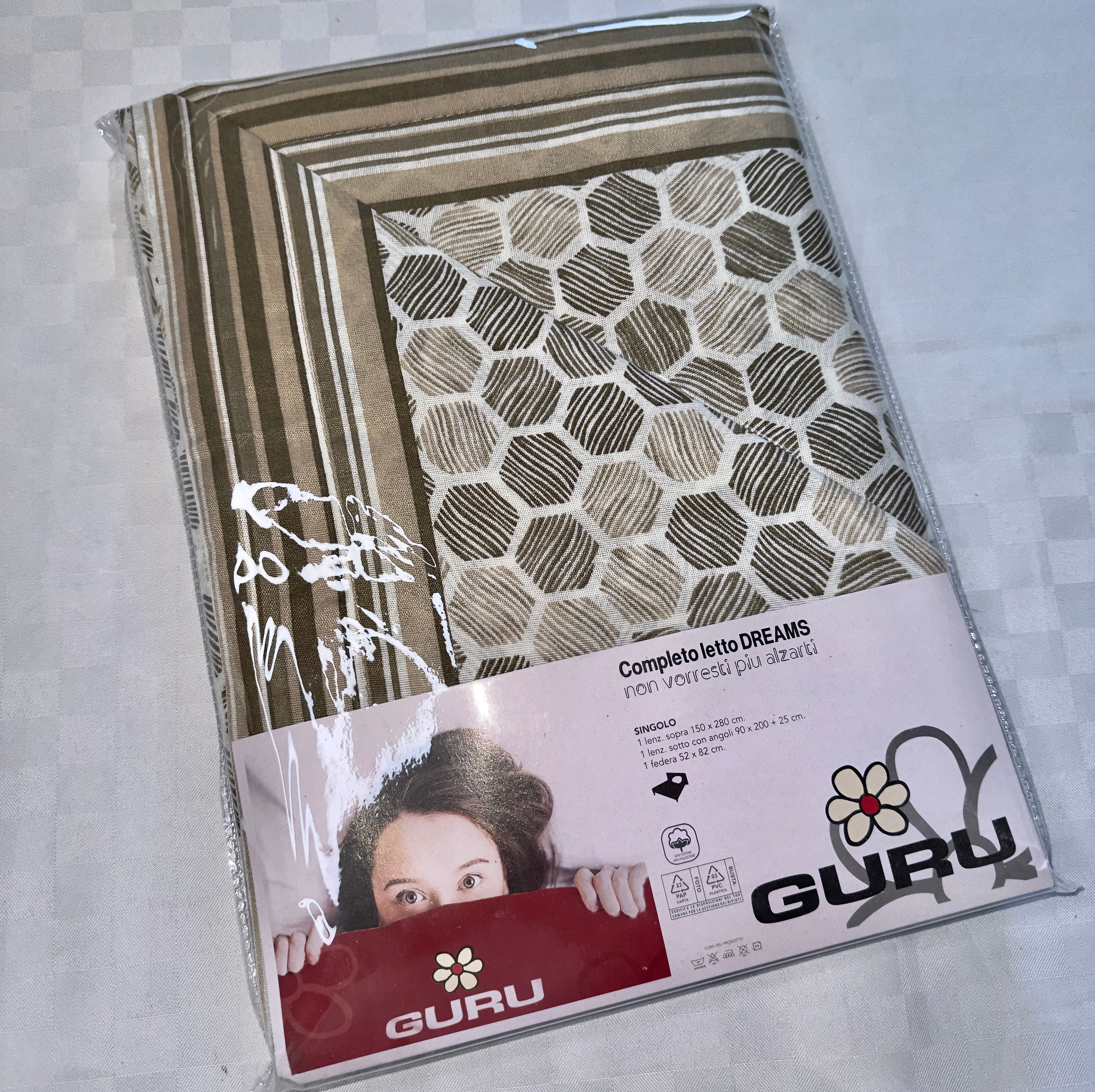 COMPLETO LENZUOLA PER LETTO SINGOLO Polycotton