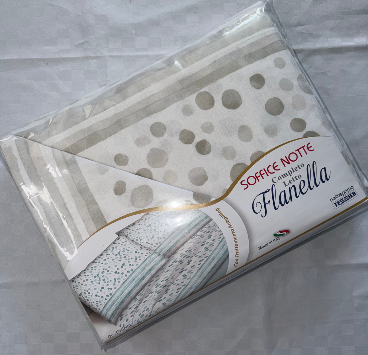 COMPLETO LENZUOLA MATRIMONIALE IN FLANELLA INVERNALE contiene Lenzuolo sopra,Lenzuolo sotto con angoli e due federe