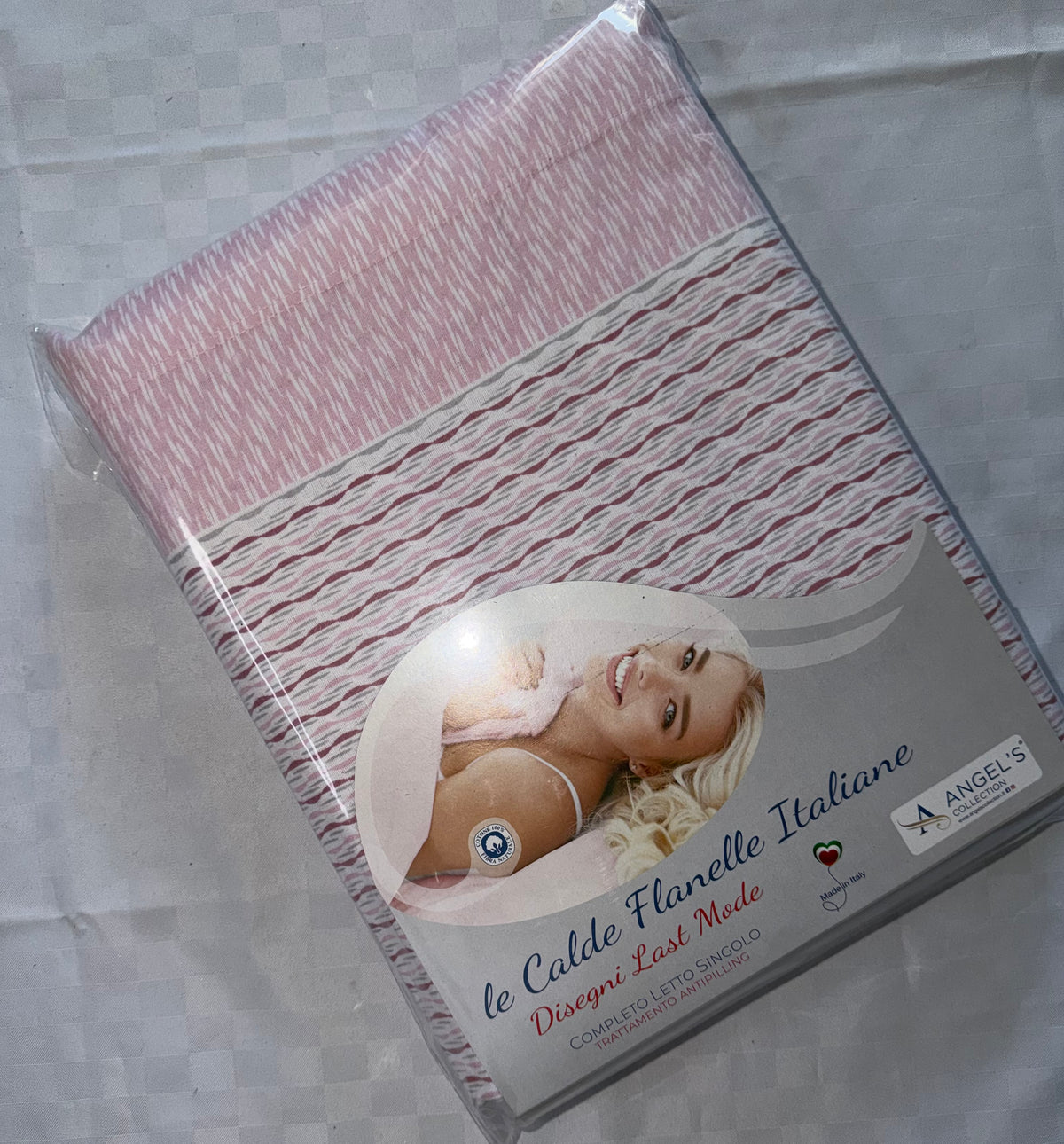 COMPLETO LENZUOLA PER LETTO SINGOLO IN FLANELLA INVERNALE contiene Lenzuolo sopra,Lenzuolo sotto con angoli e federa
