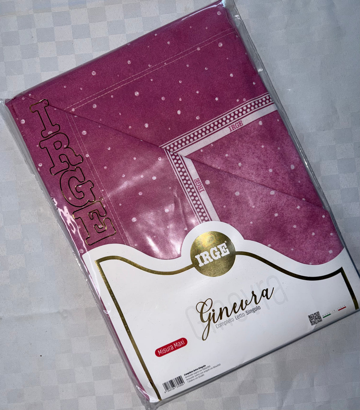 COMPLETO LENZUOLA SINGOLO IN 100% COTONE contiene Lenzuolo sopra,Lenzuolo sotto con angoli e Federa